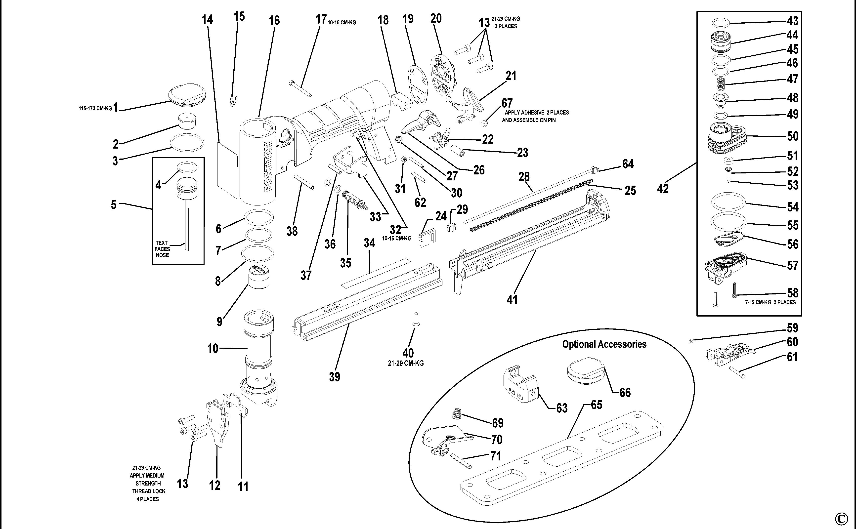 BOSTITCH STAPLER (Type 1)