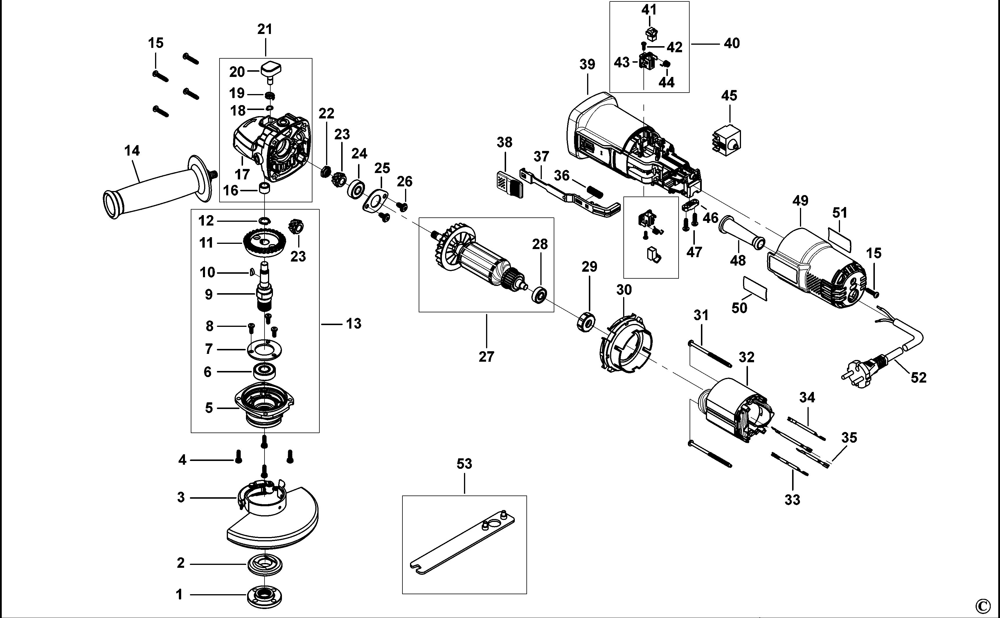 STANLEY ANGLE GRINDER (Type 1)
