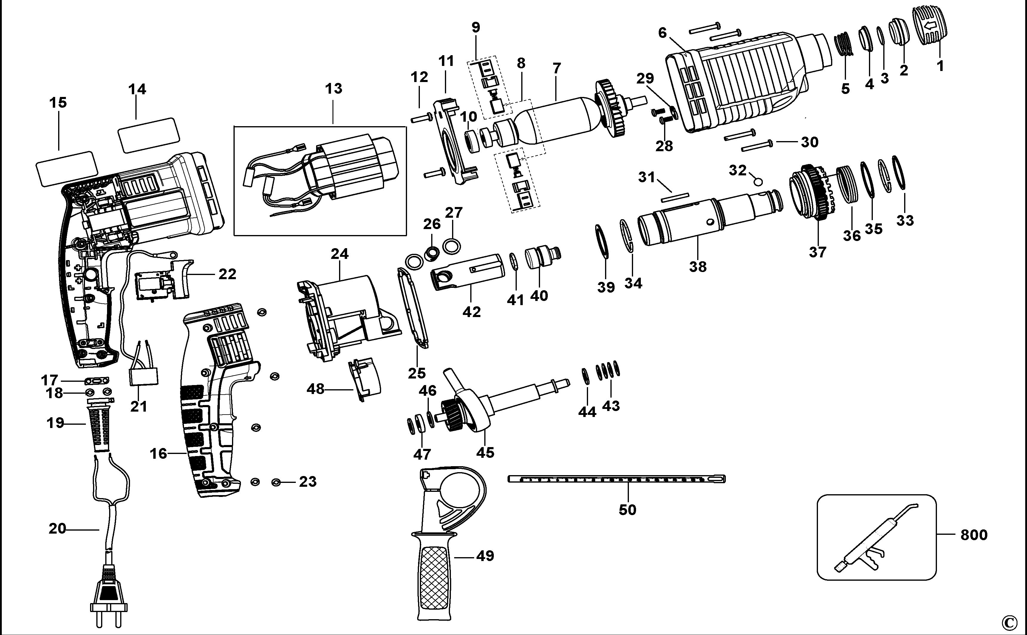 BLACK+DECKER HAMMER DRILL (Type 1)