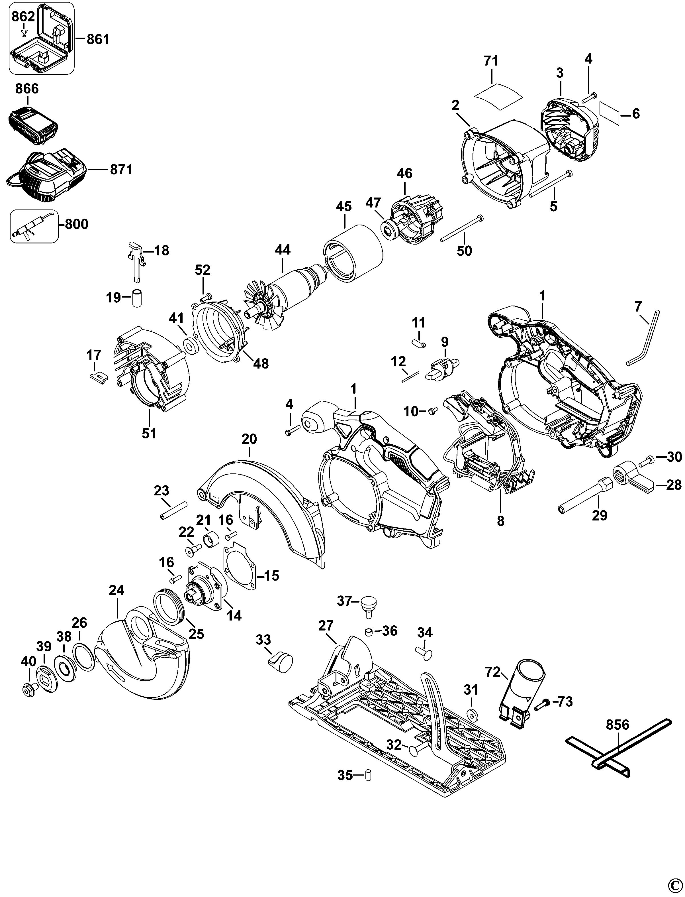 DEWALT CORDLESS CIRCULAR SAW (Type 2)