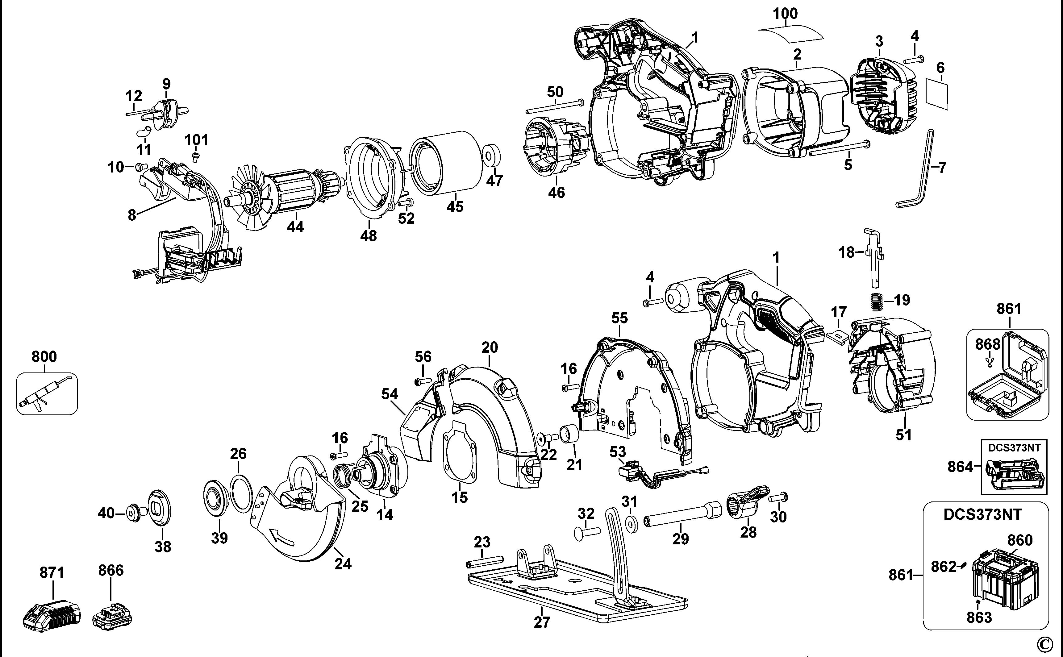 DEWALT CORDLESS CIRCULAR SAW (Type 3)