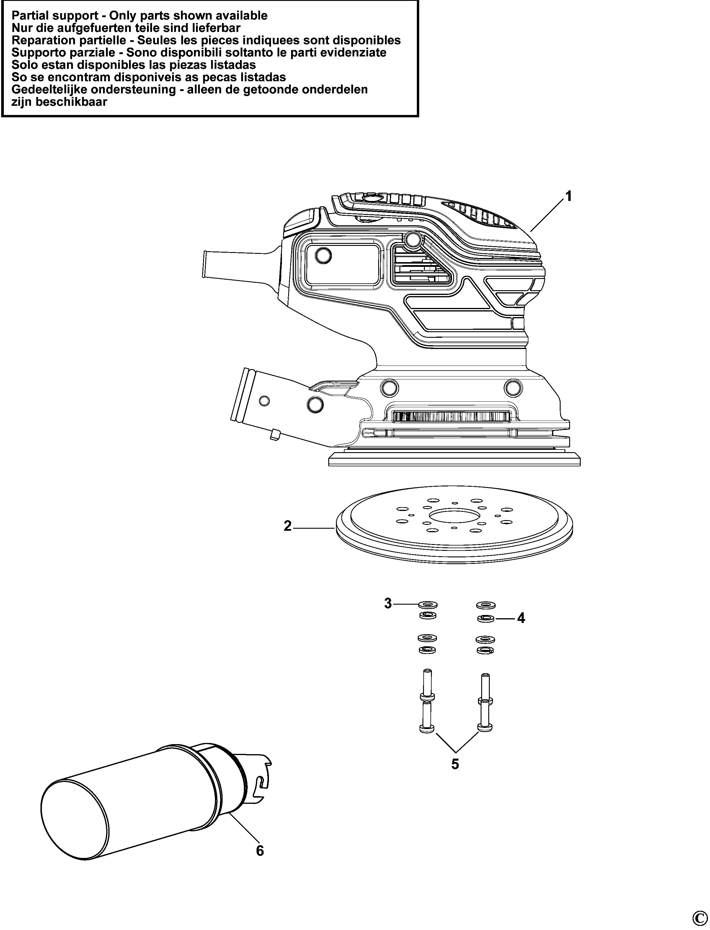 BLACK+DECKER RANDOM ORBIT SANDER (Type 1)