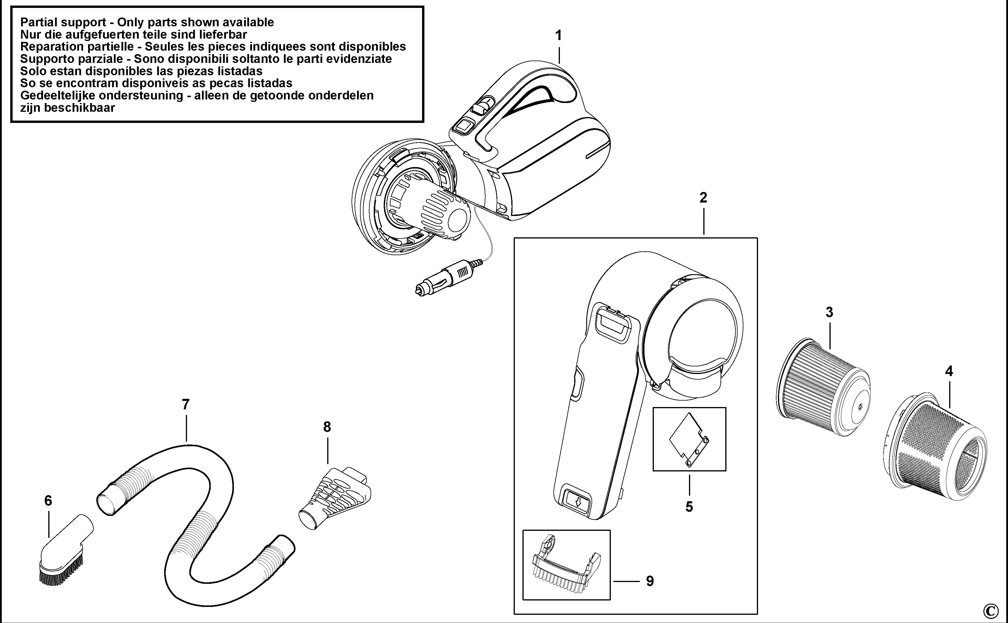 BLACK+DECKER CAR VACUUM (Type H1)