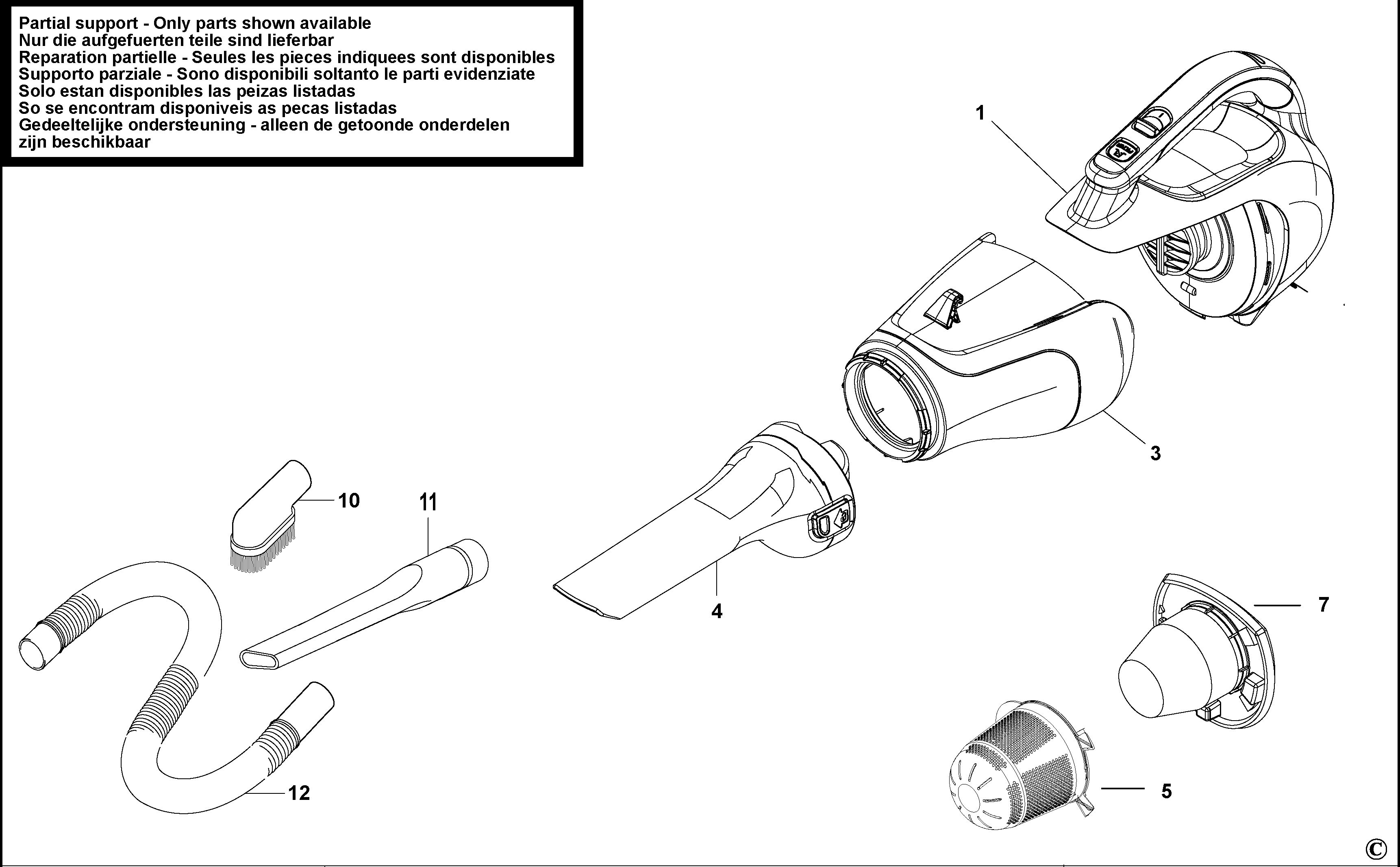BLACK+DECKER DUSTBUSTER (Type H1)