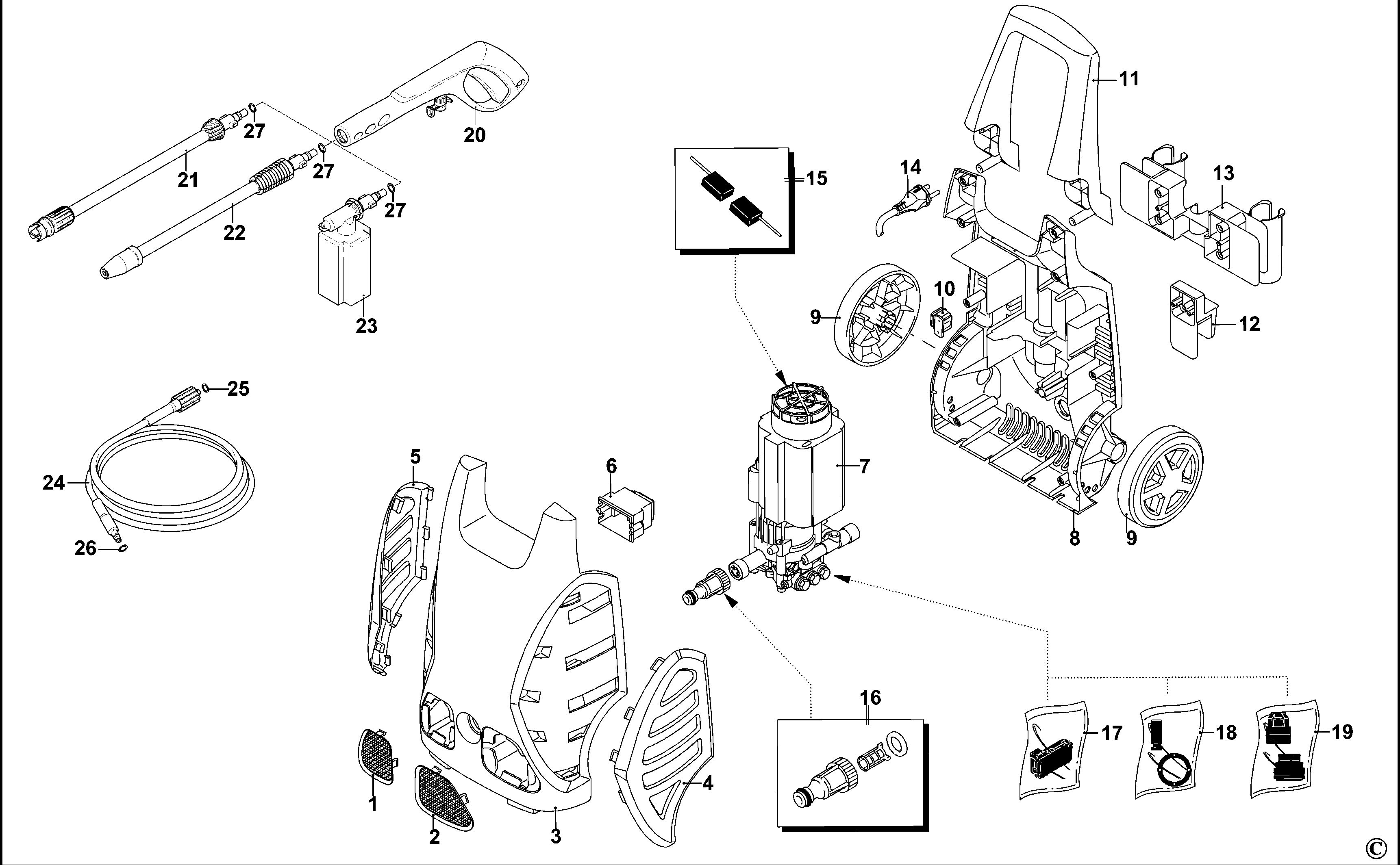 BLACK+DECKER PRESSURE WASHER (Type 1)