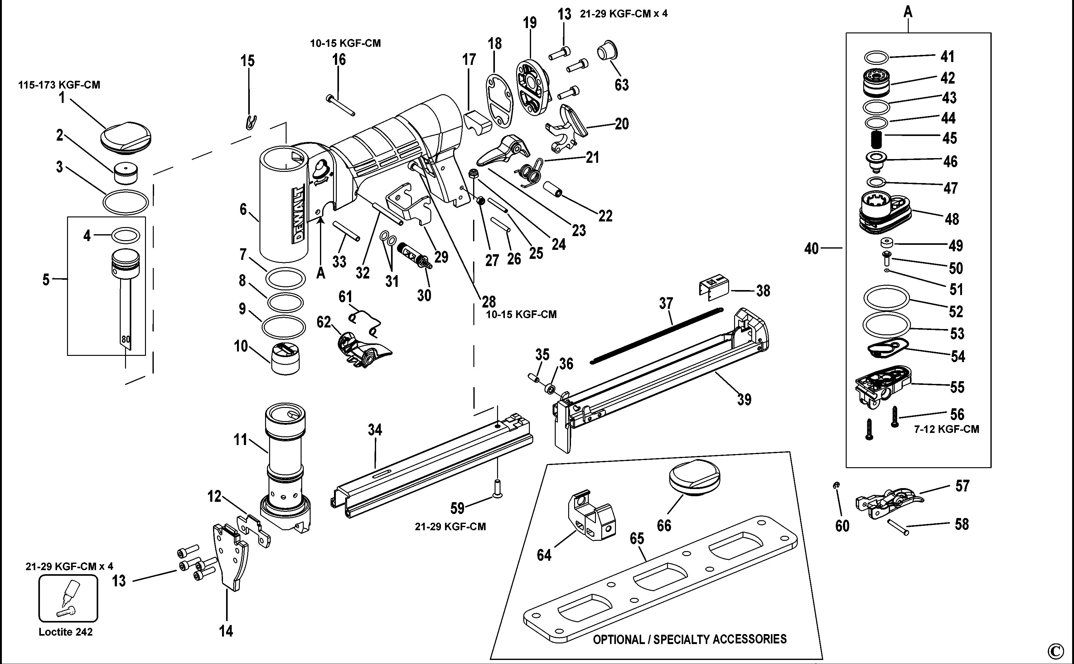 DEWALT STAPLER (Type 1)