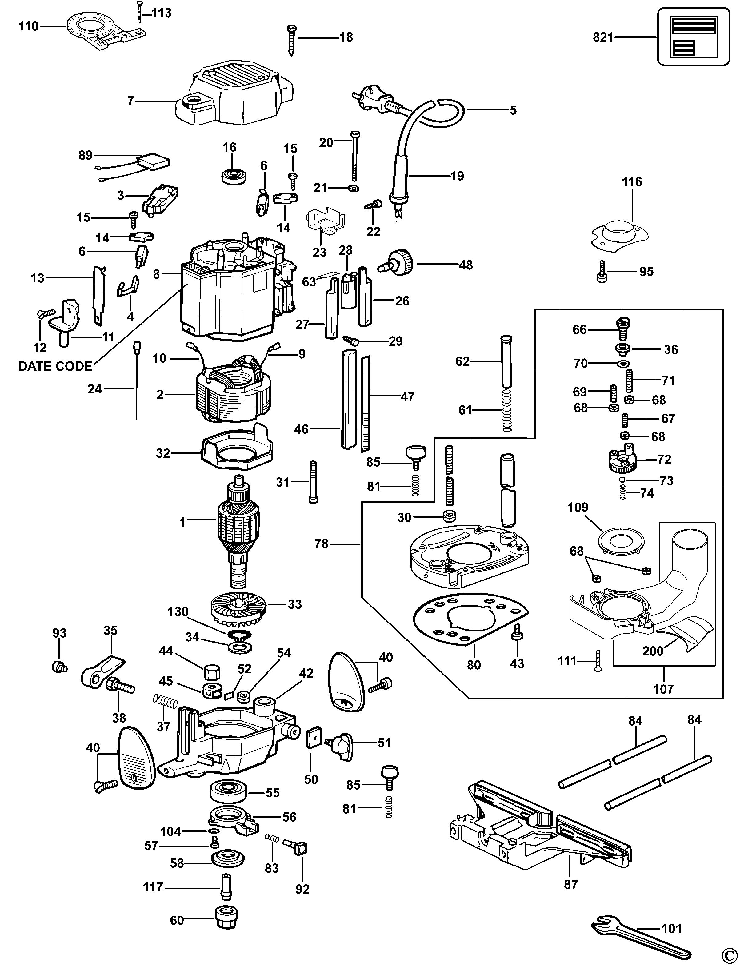 DEWALT PLUNGE ROUTER (Type 2)