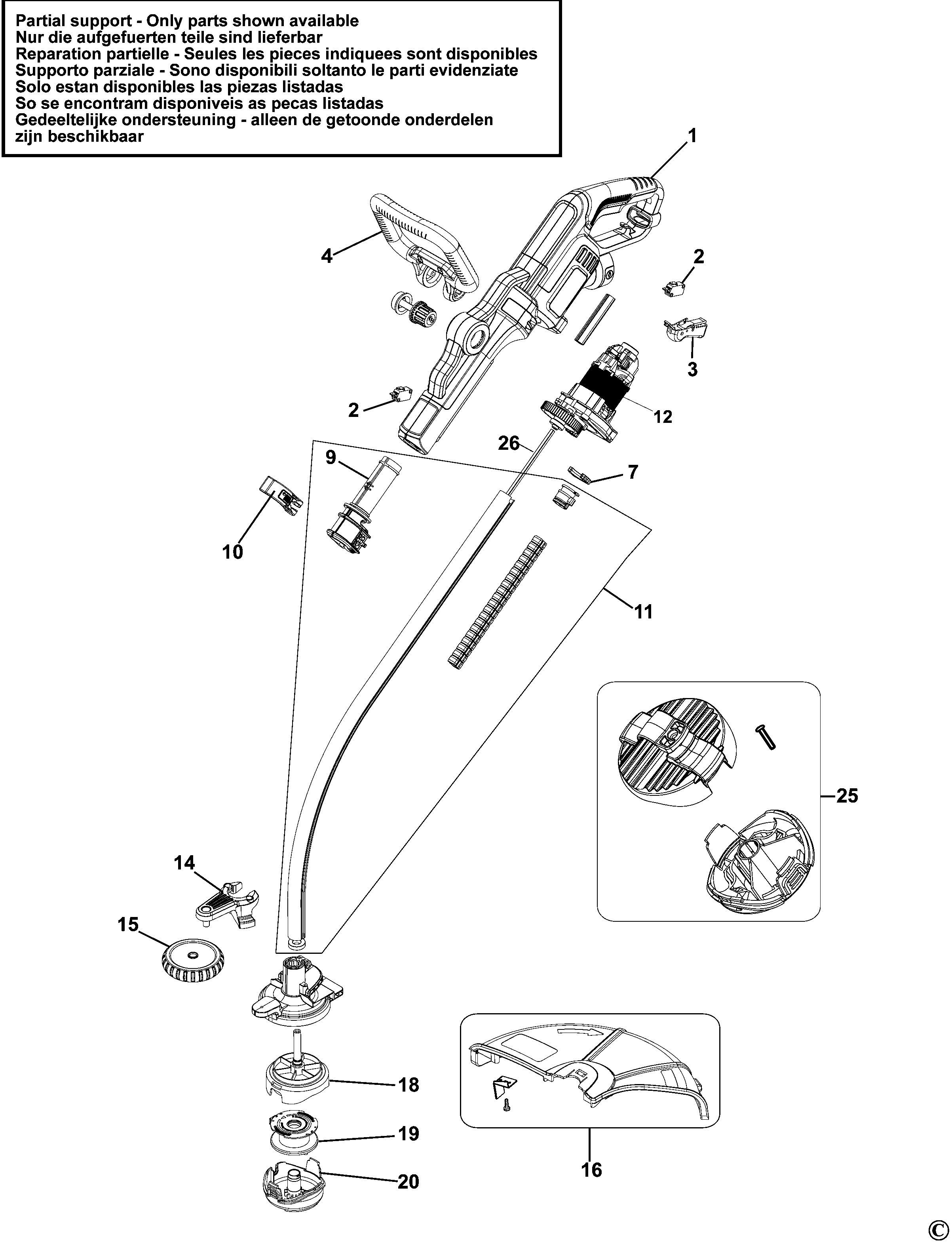 BLACK+DECKER STRING TRIMMER (Type 1)