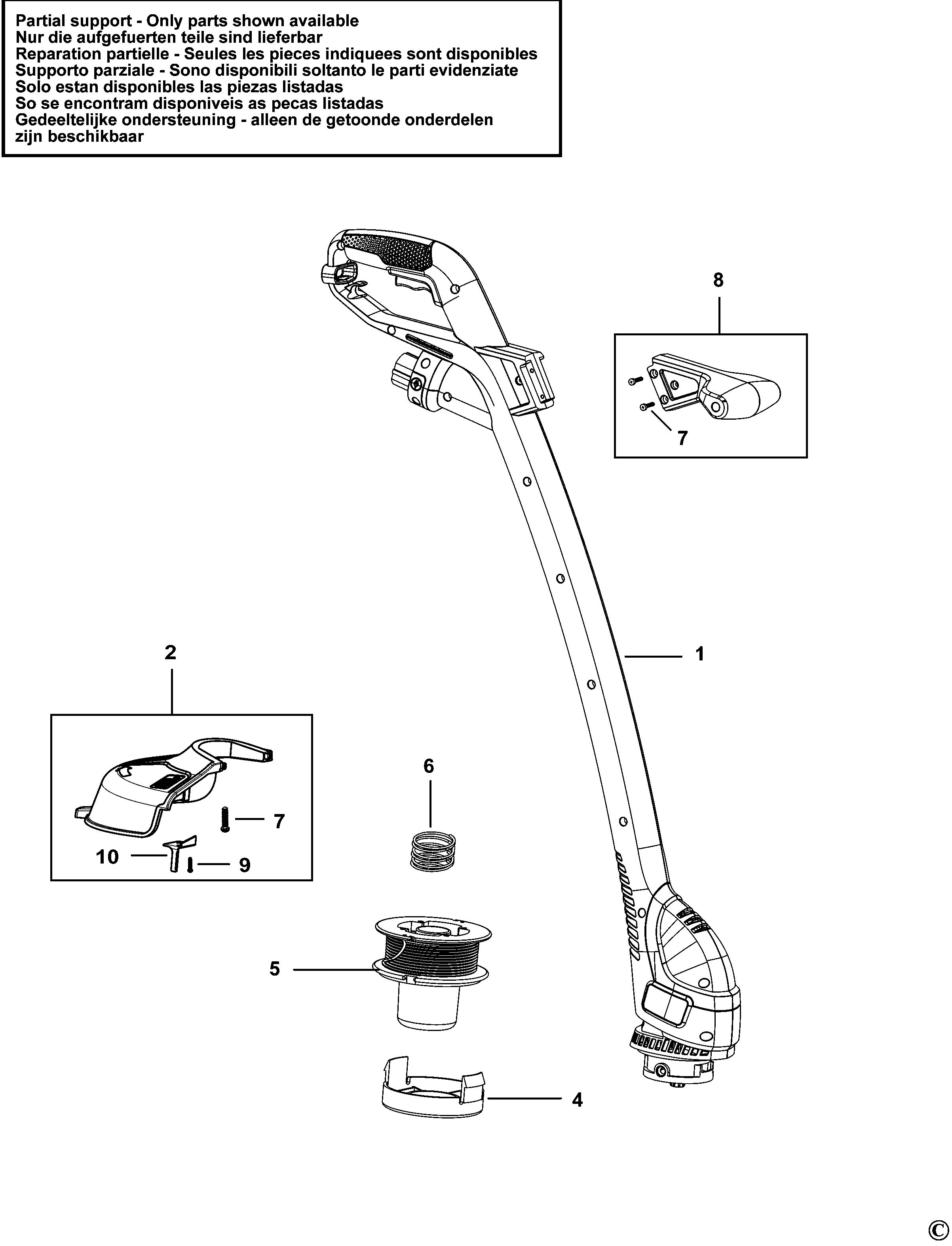 BLACK+DECKER STRING TRIMMER (Type 1)