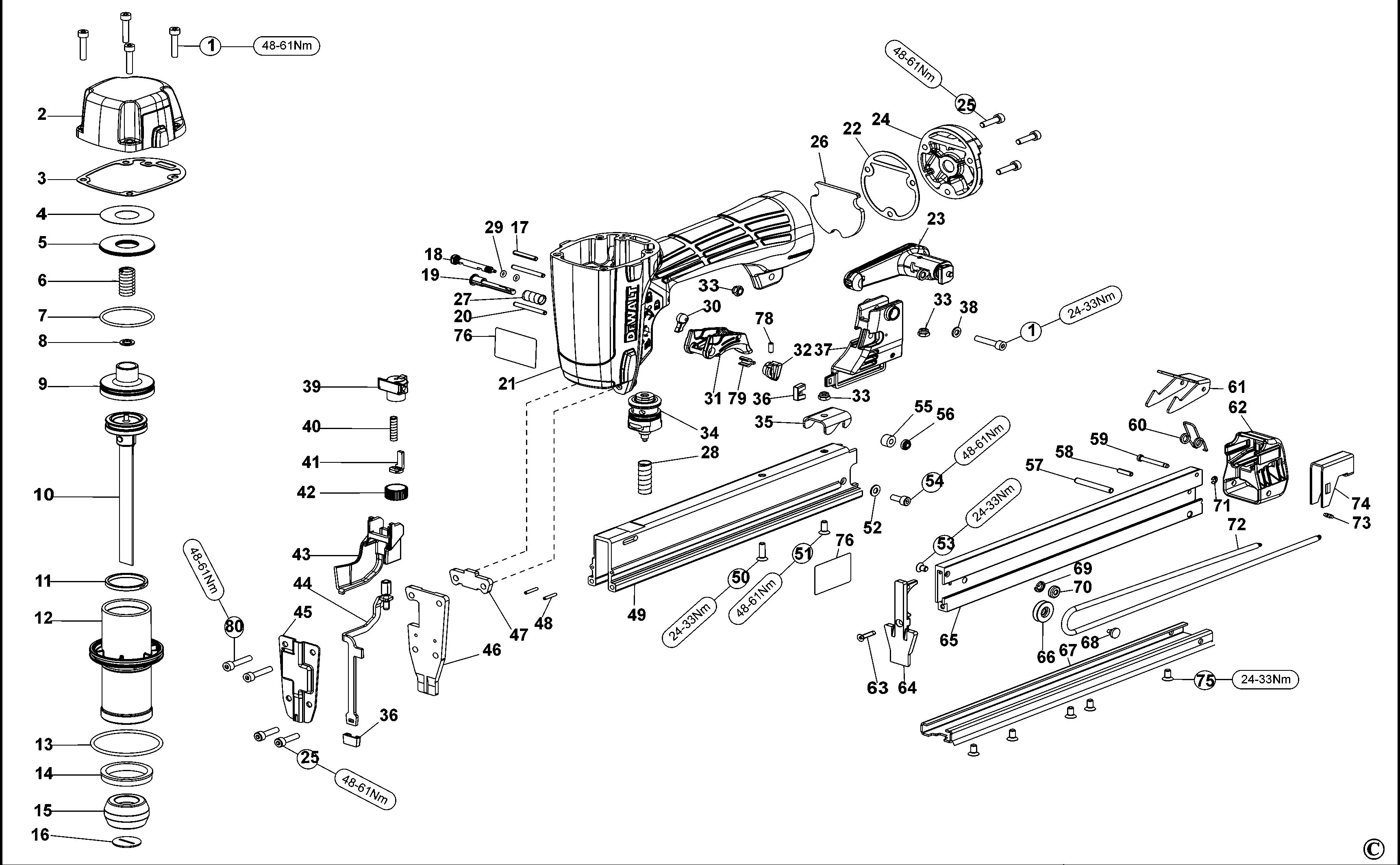 DEWALT STAPLER (Type 1)