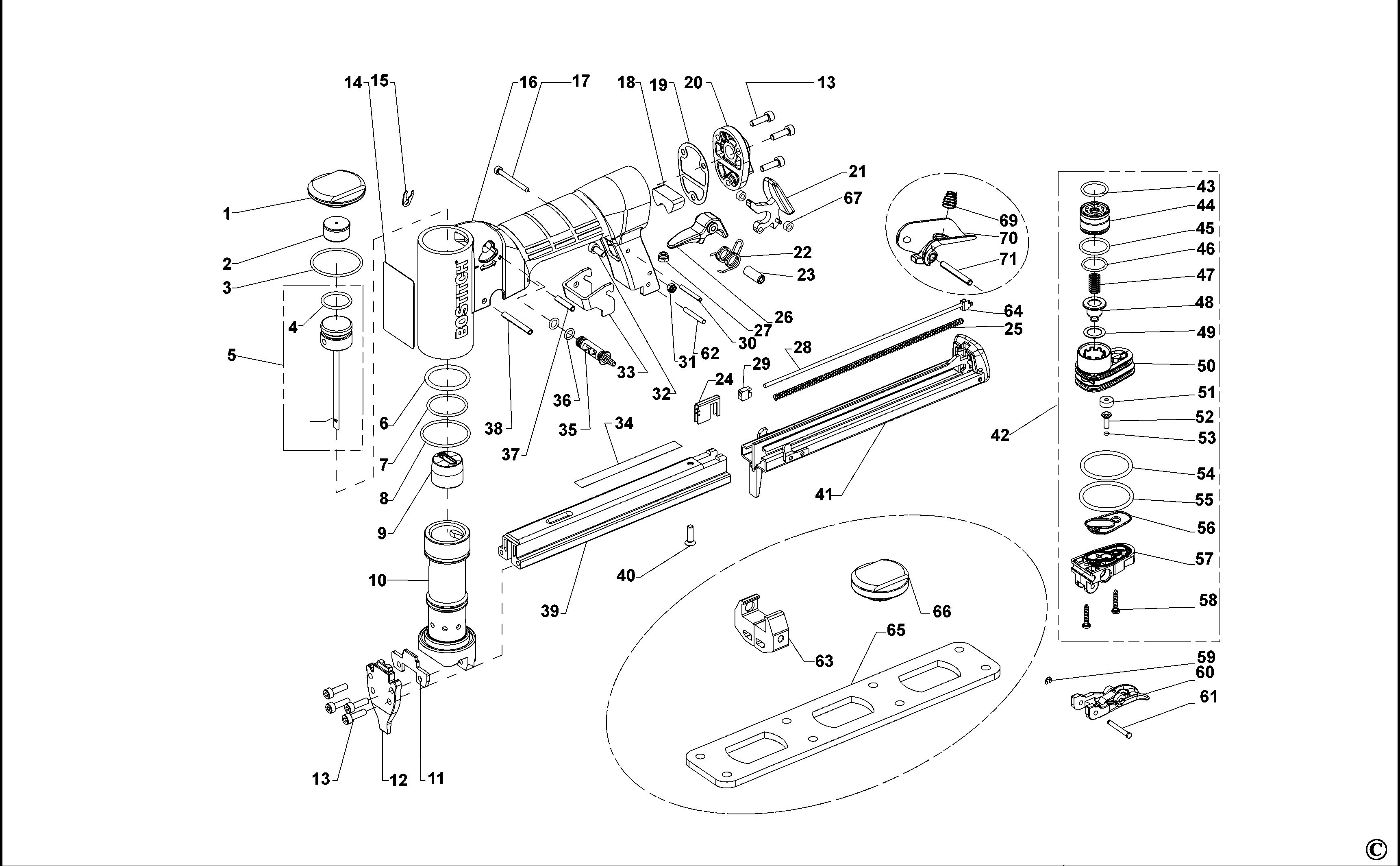 BOSTITCH STAPLER (Type REV A)