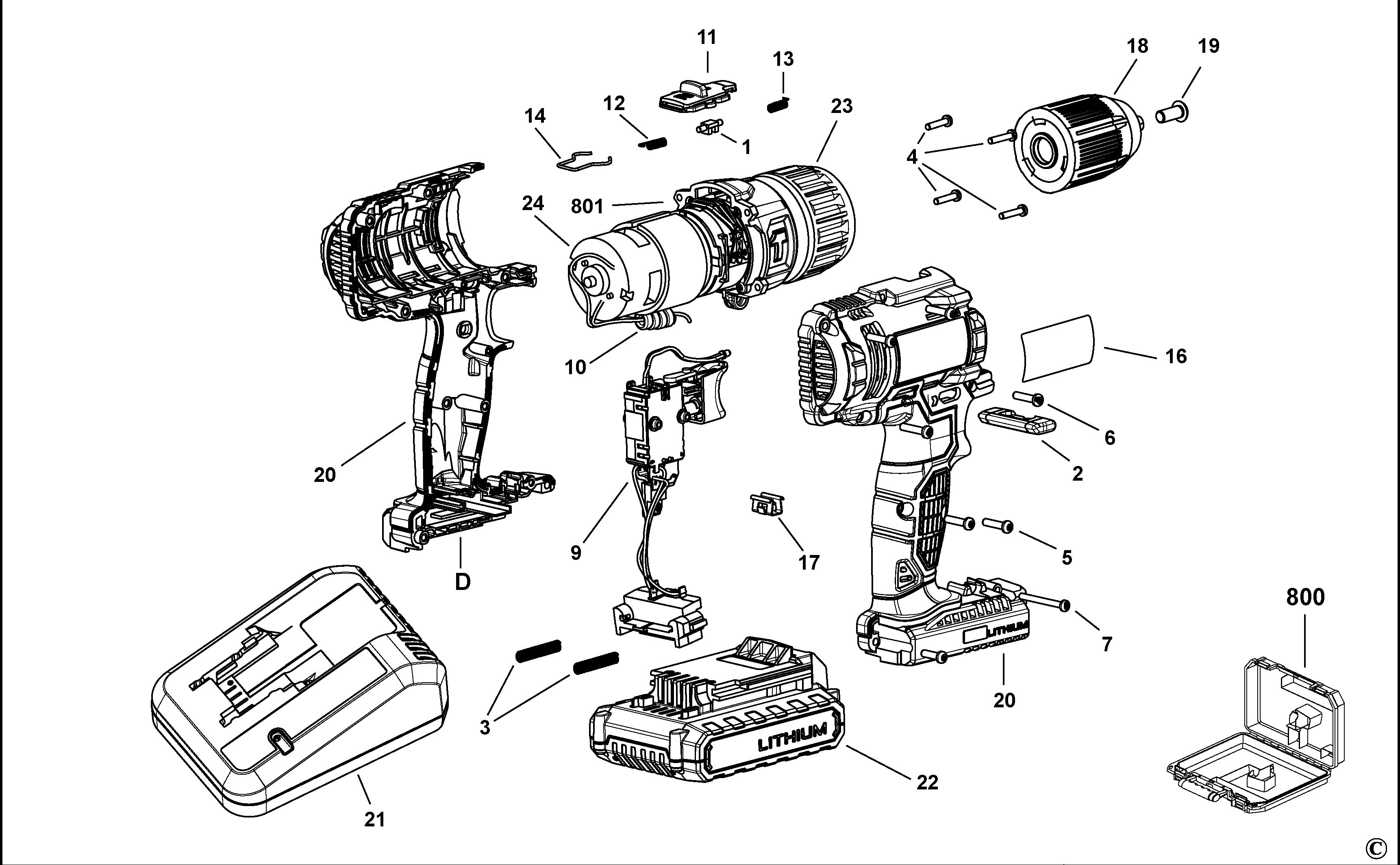 STANLEY HAMMER DRILL (Type 1)