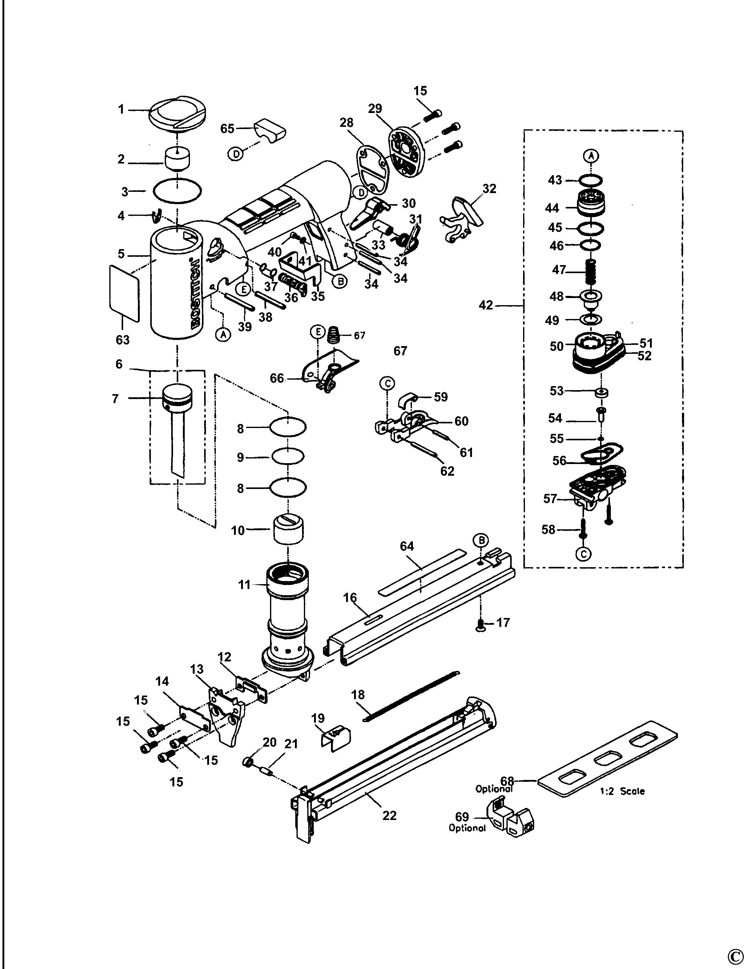 BOSTITCH STAPLER (Type REV 0)