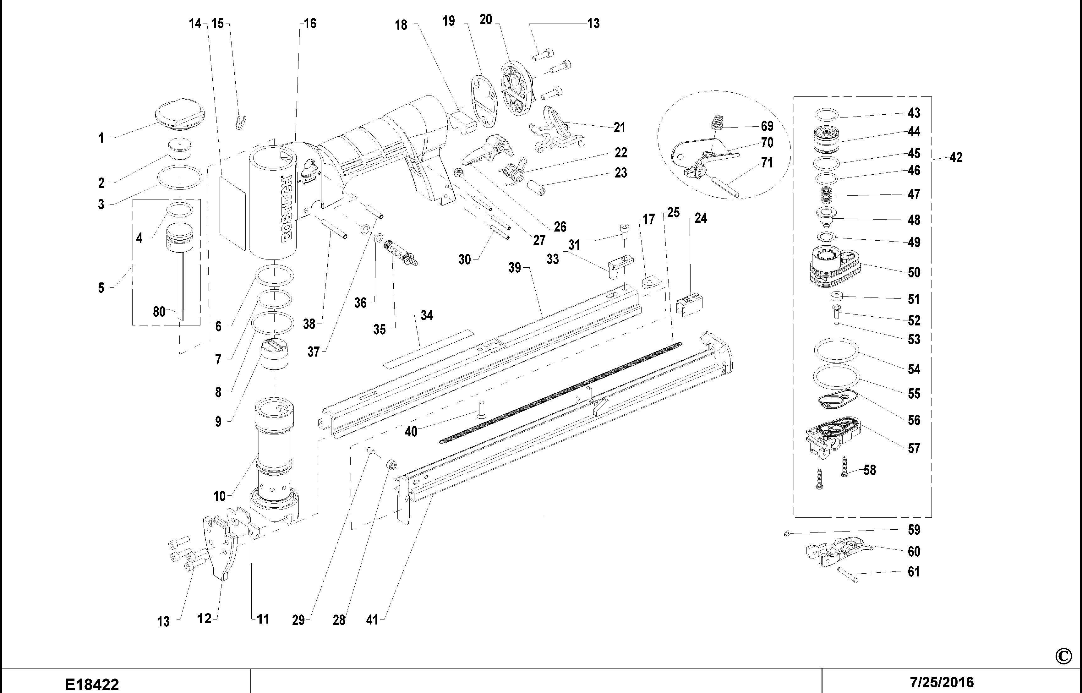 BOSTITCH STAPLER (Type REV 0)