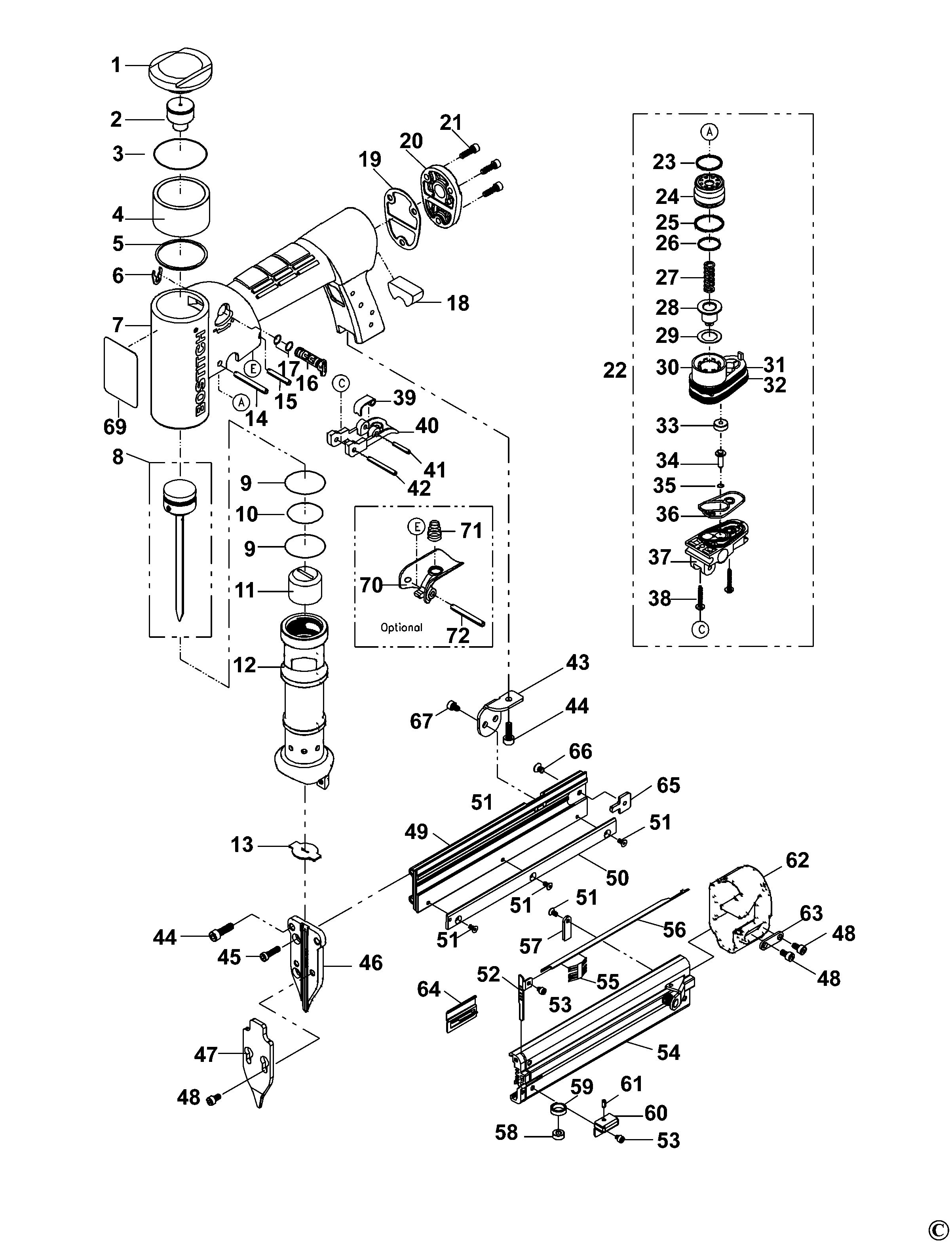 BOSTITCH STAPLER (Type REV 0)