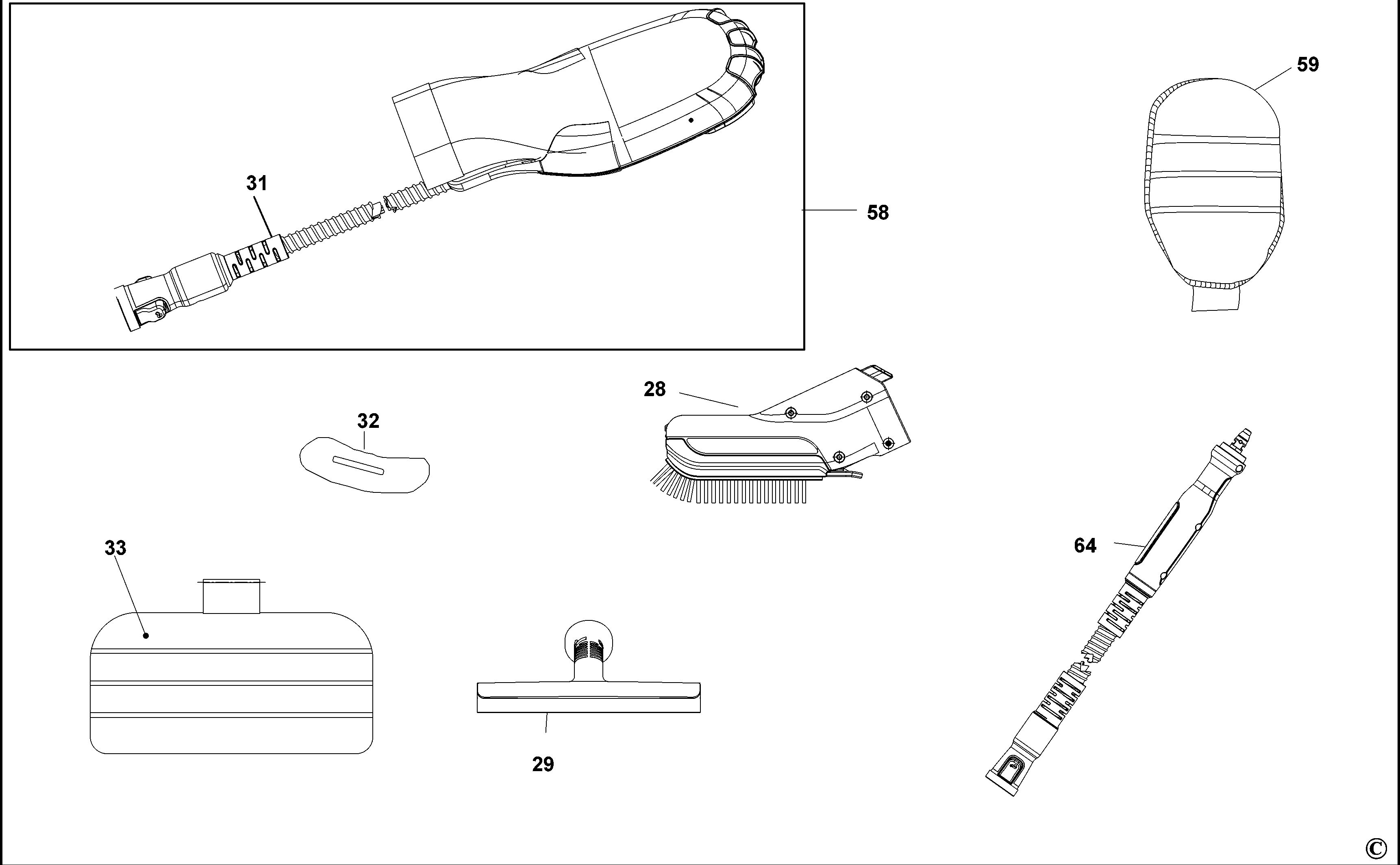 BLACK+DECKER STEAM MOP (Type 1)