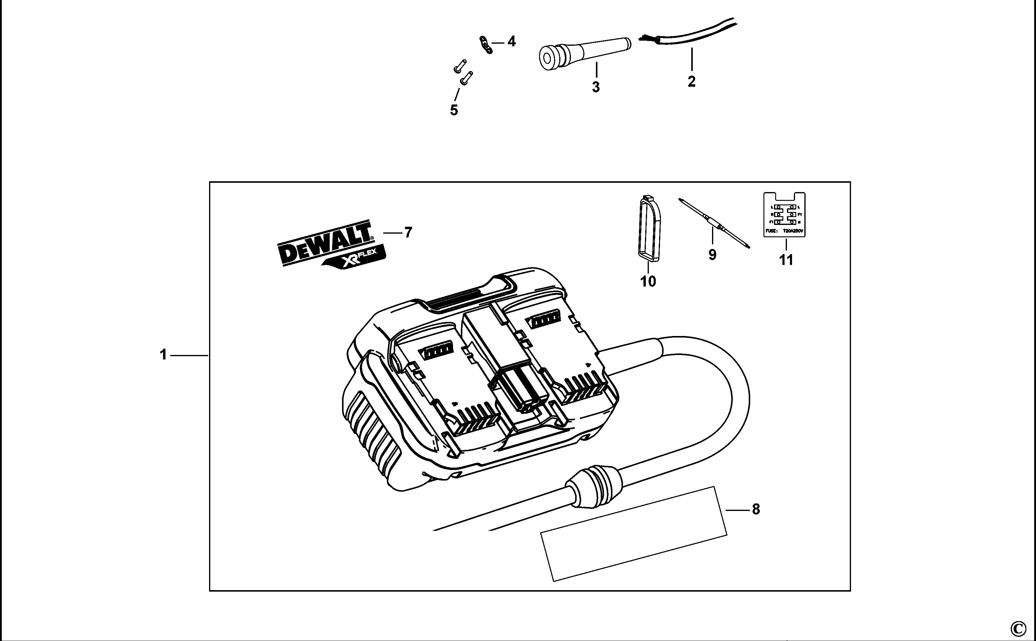 DEWALT ADAPTOR (Type 1)