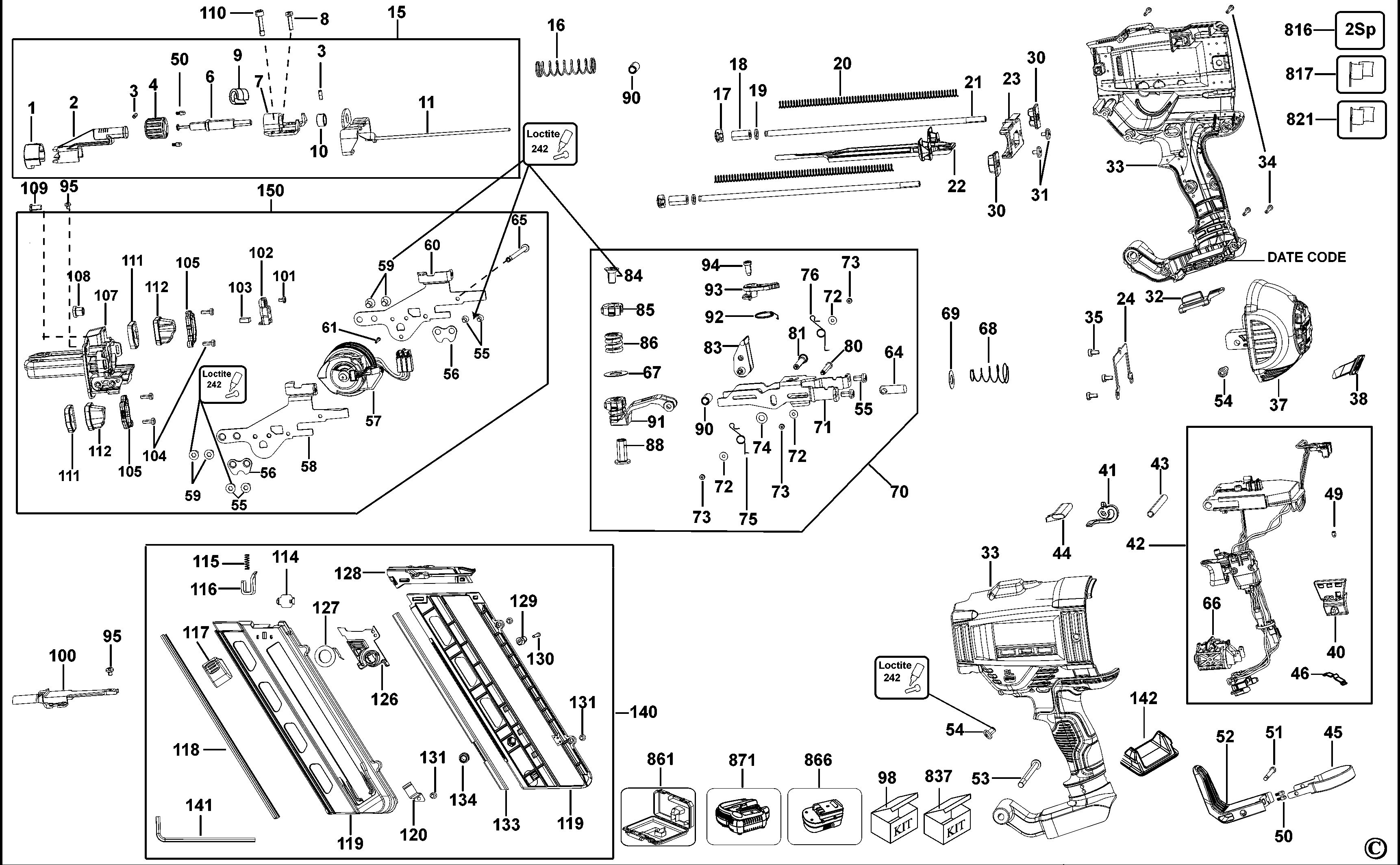 BOSTITCH NAILER (Type 1)