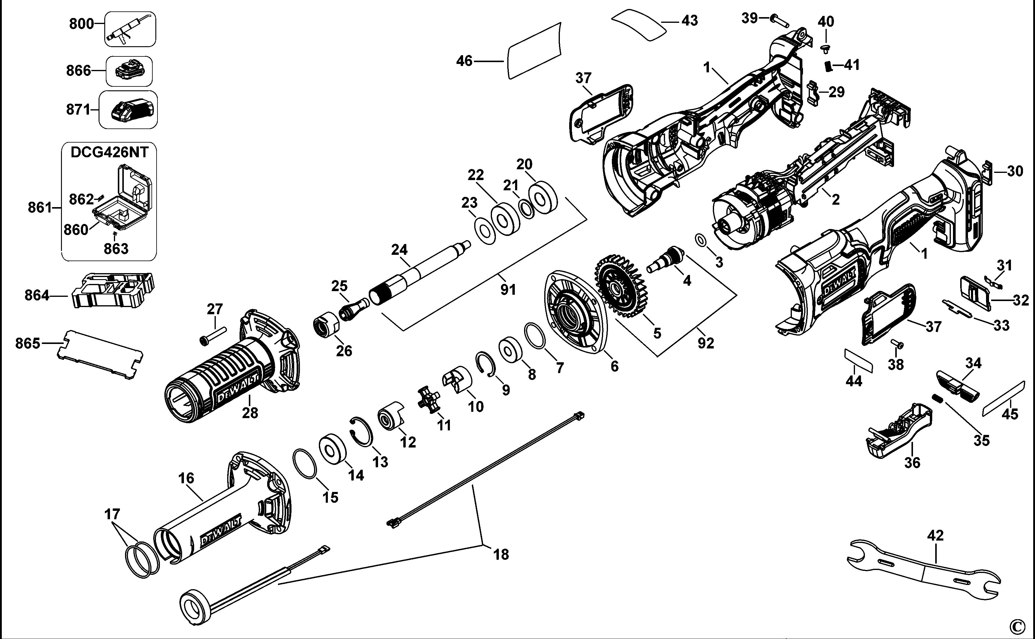 DEWALT DIE GRINDER (Type 1)