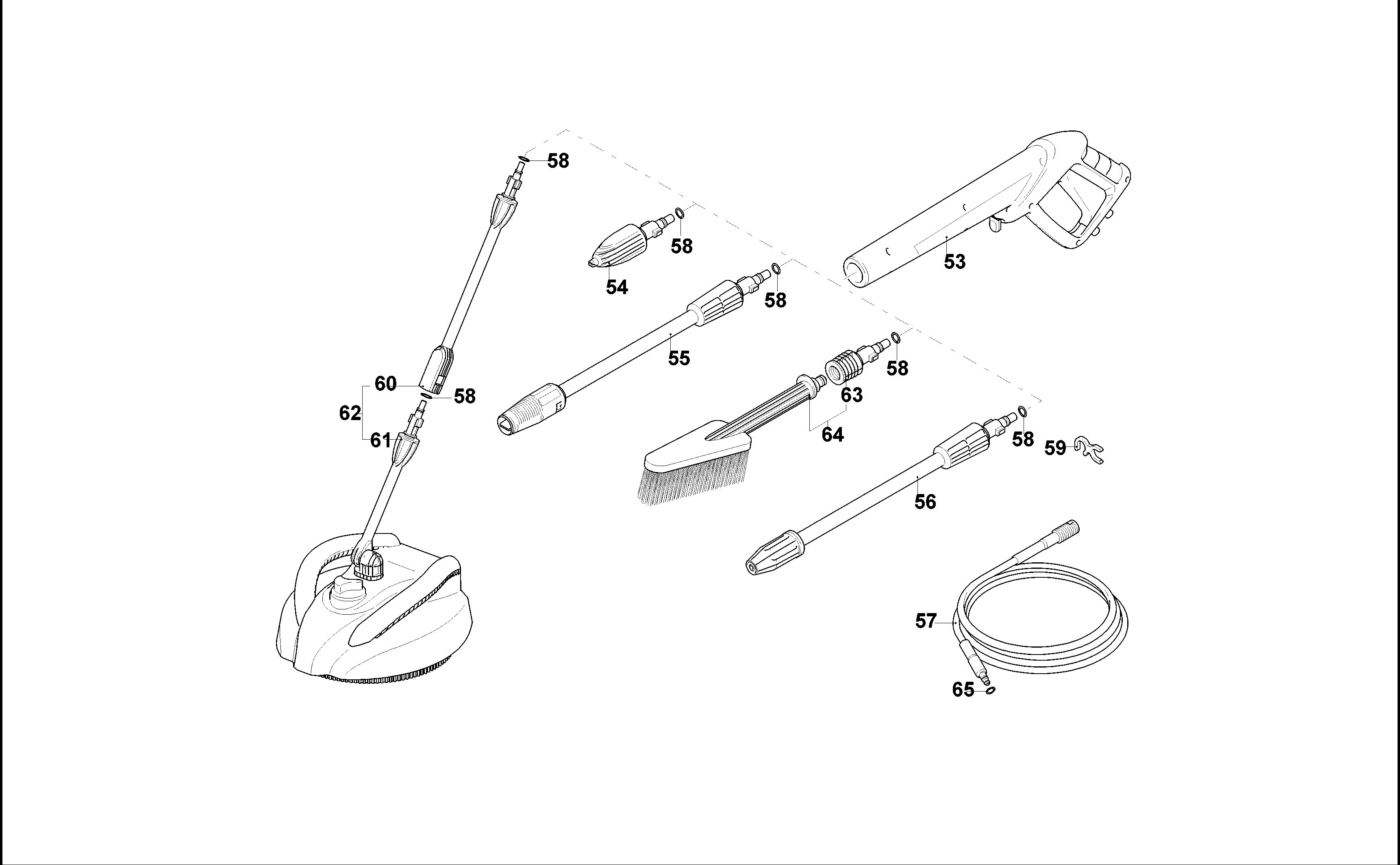 BLACK+DECKER PRESSURE WASHER (Type 1)