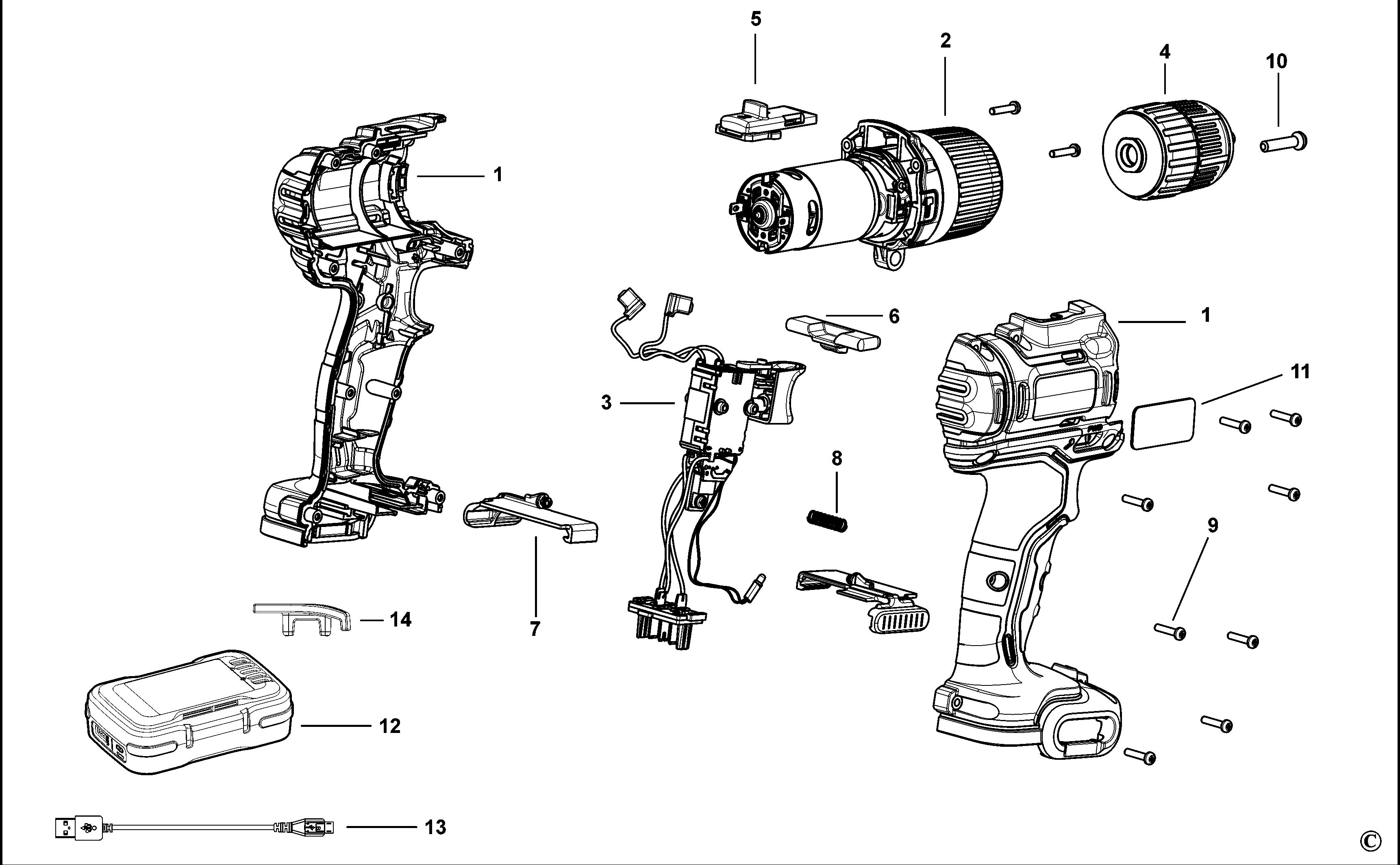 BLACK+DECKER HAMMER DRILL (Type H1)