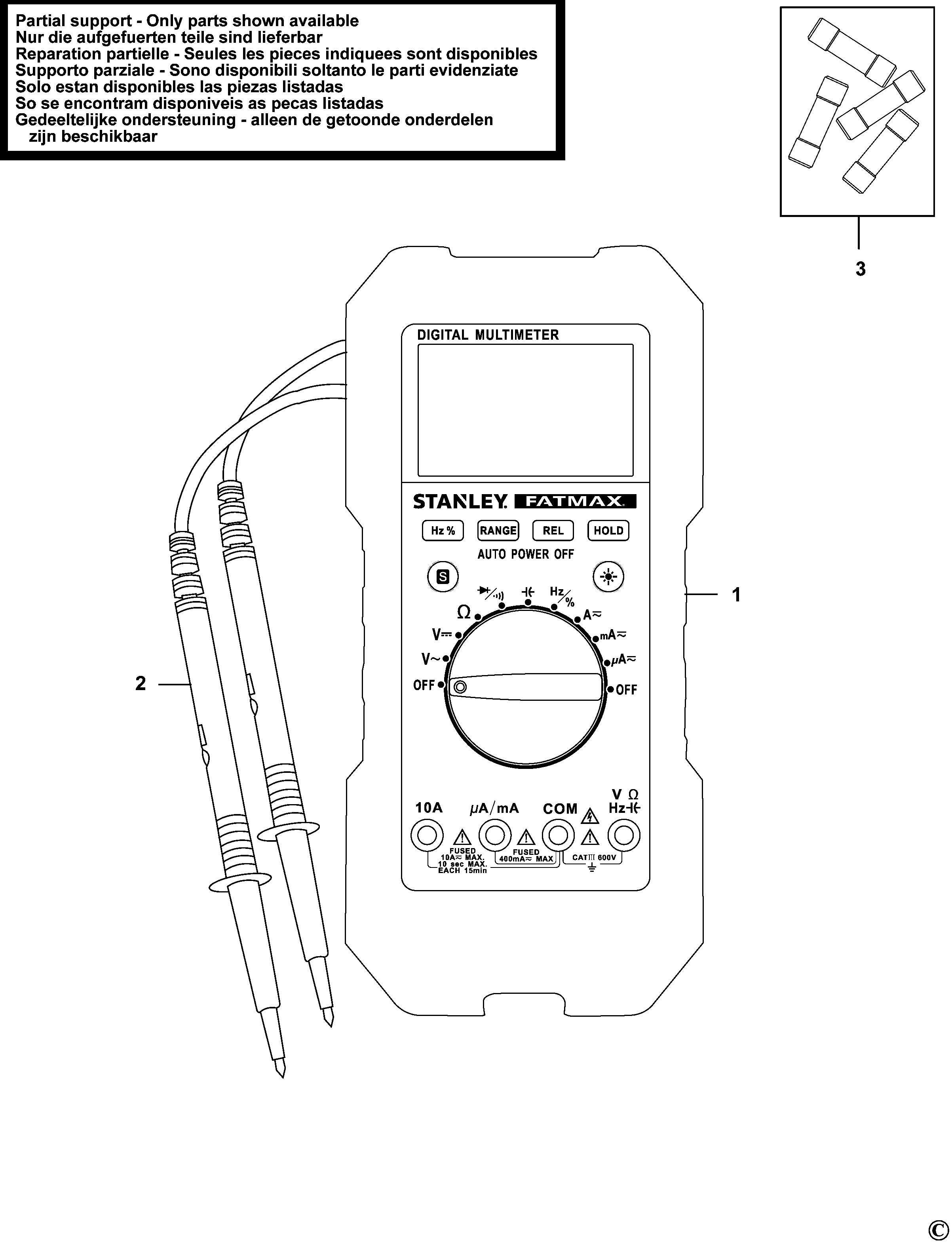 STANLEY MULTIMETER (Type 1)