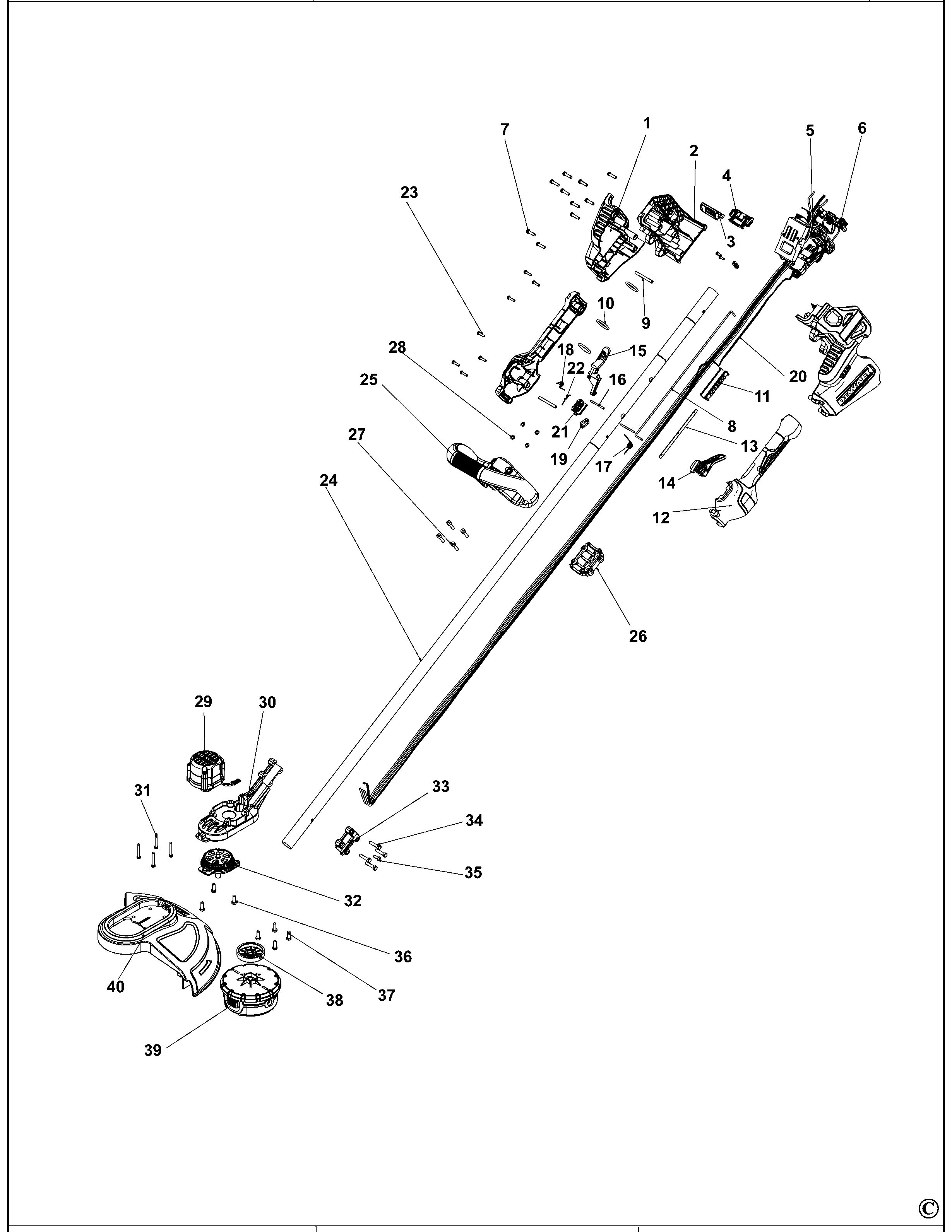 DEWALT STRING TRIMMER (Type 1)