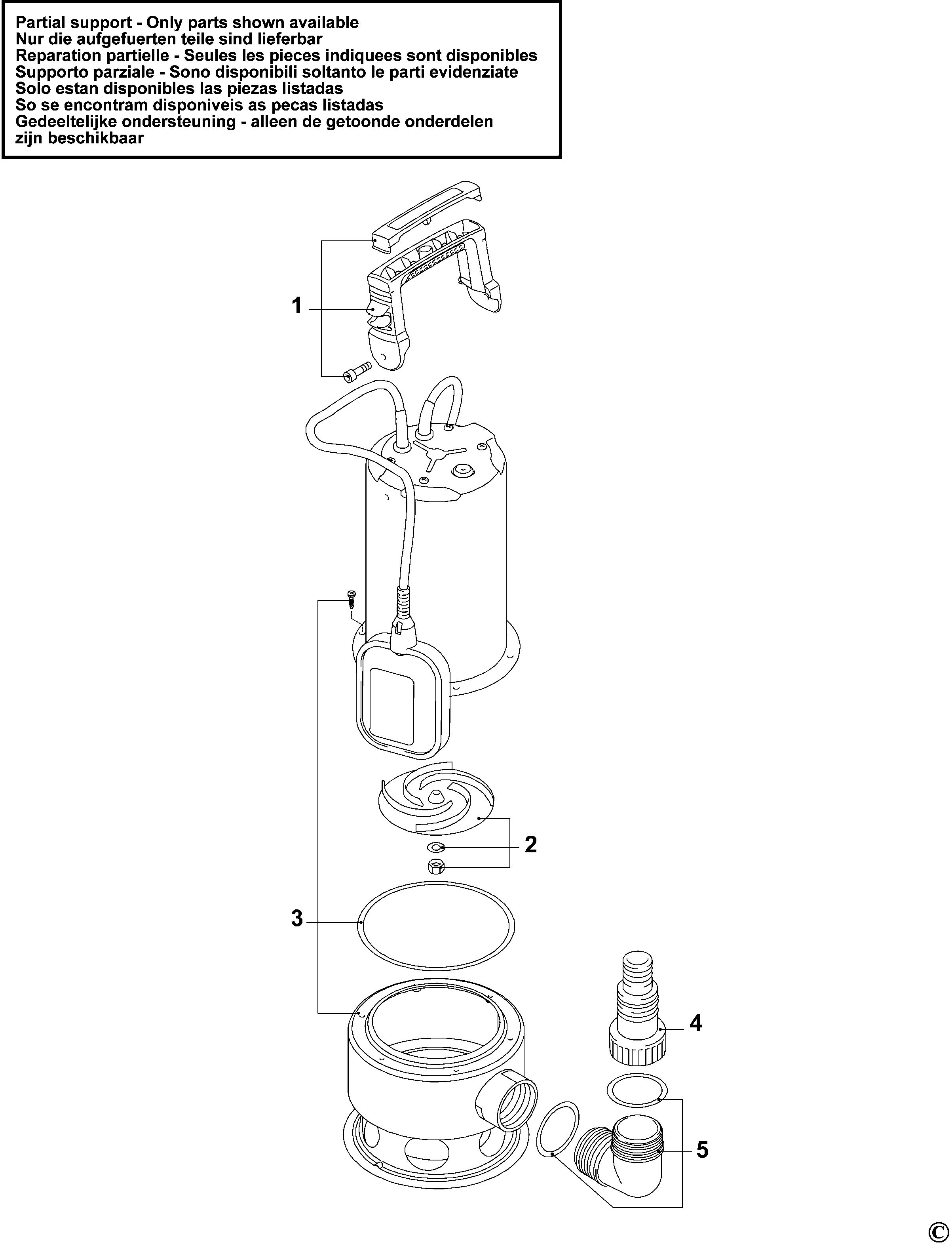BLACK+DECKER SUB PUMP (Type 1)
