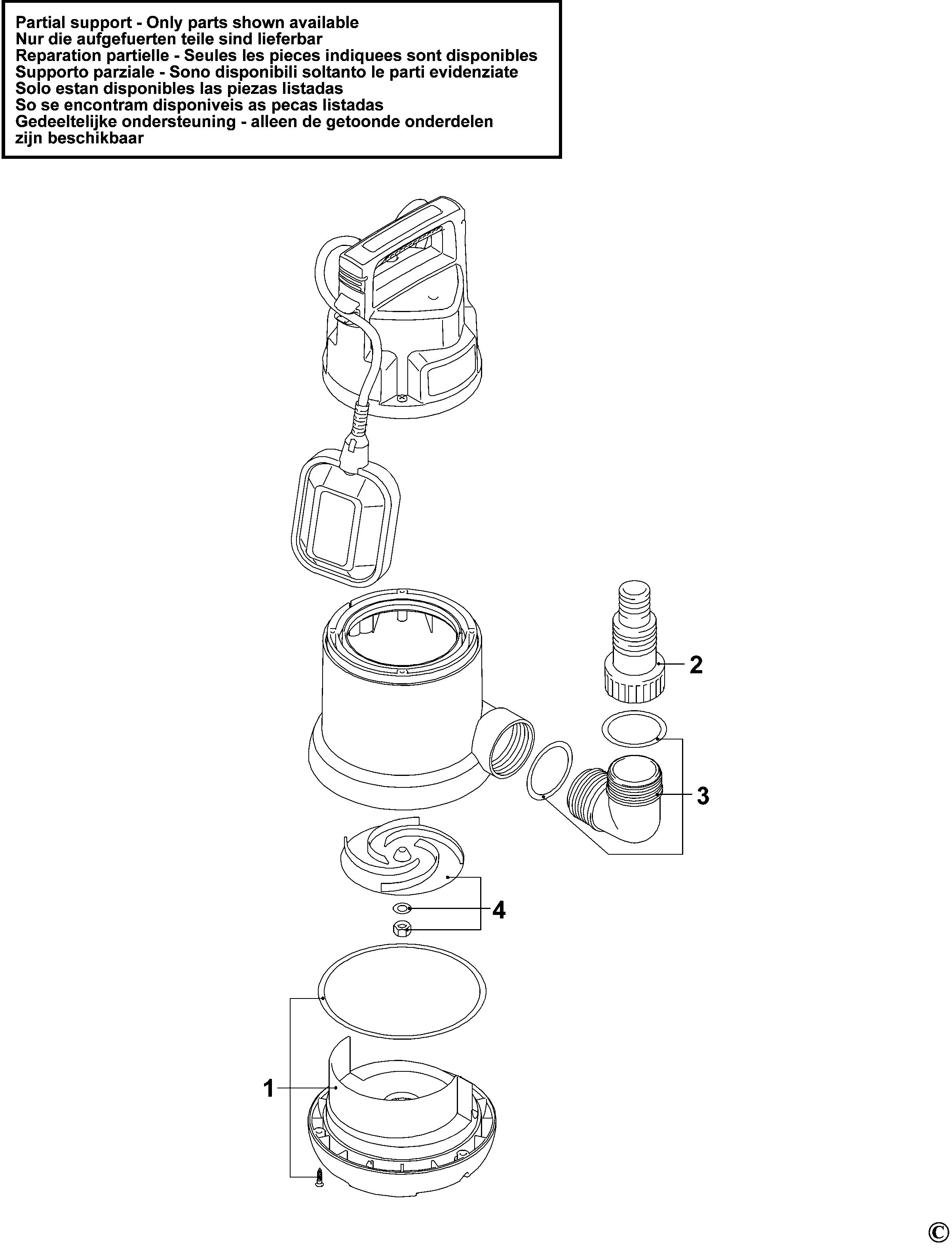 BLACK+DECKER SUB PUMP (Type 1)