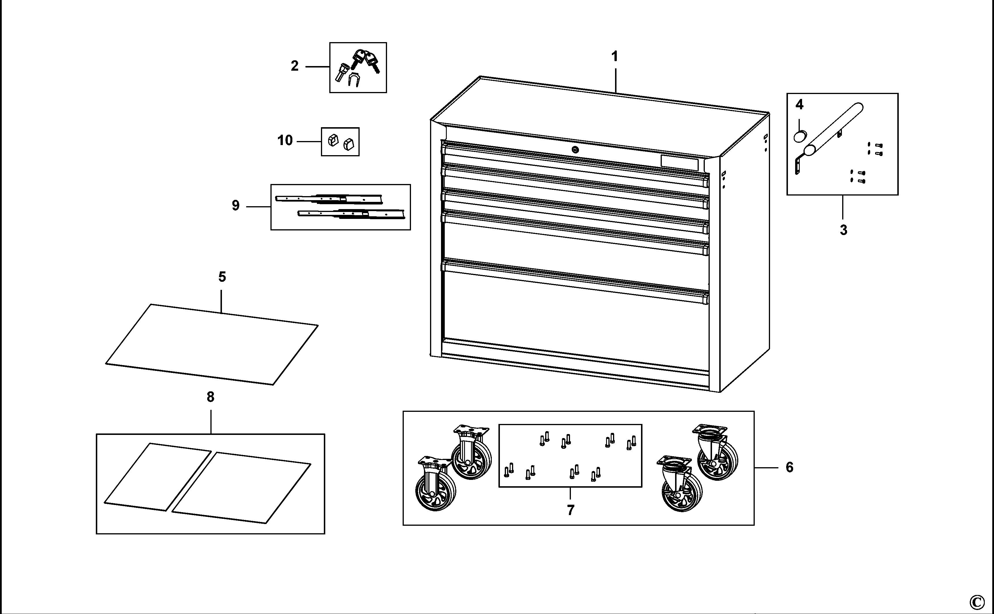 STANLEY ROLLER CABINET (Type 1)