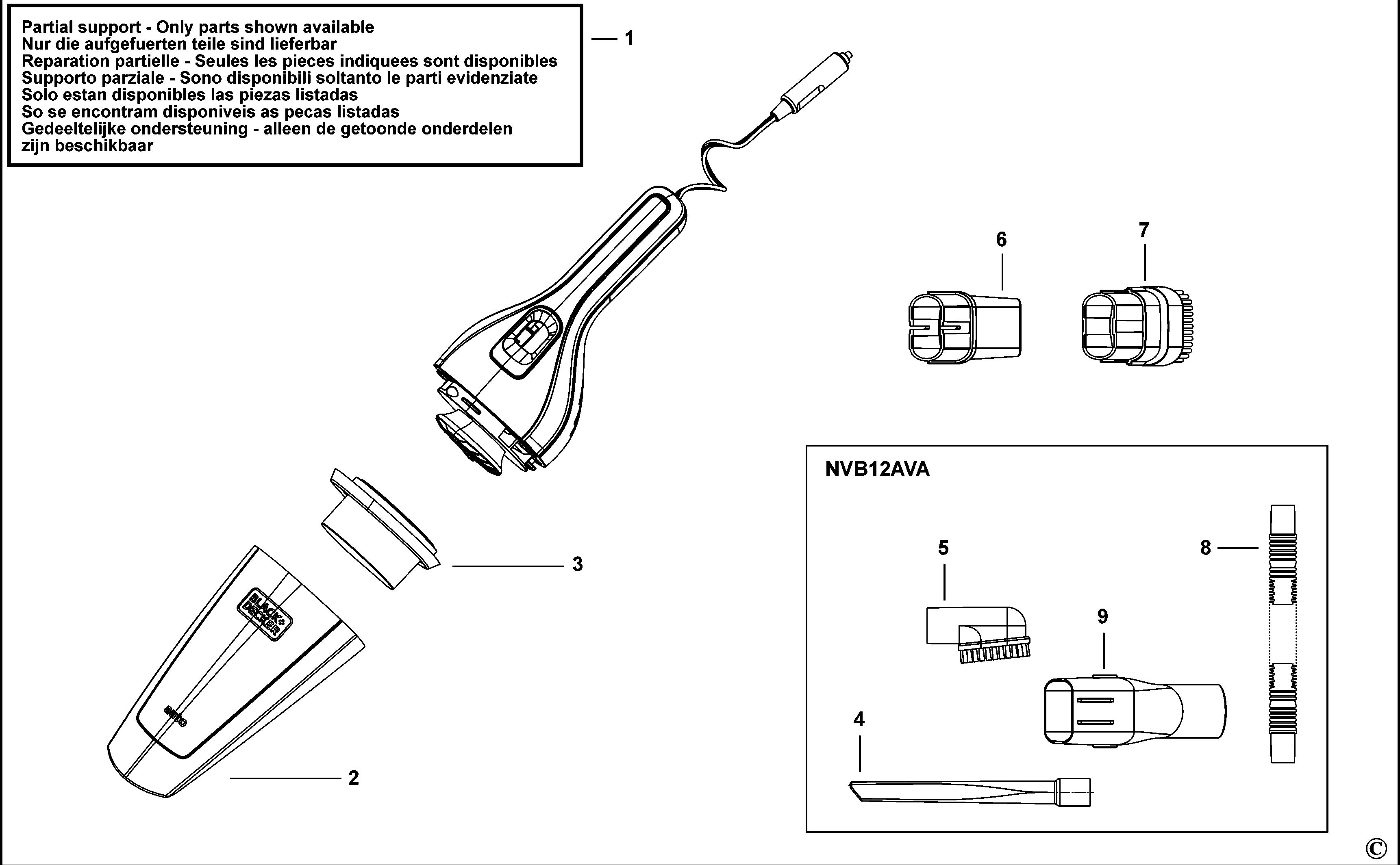 BLACK+DECKER CAR VACUUM (Type H1)