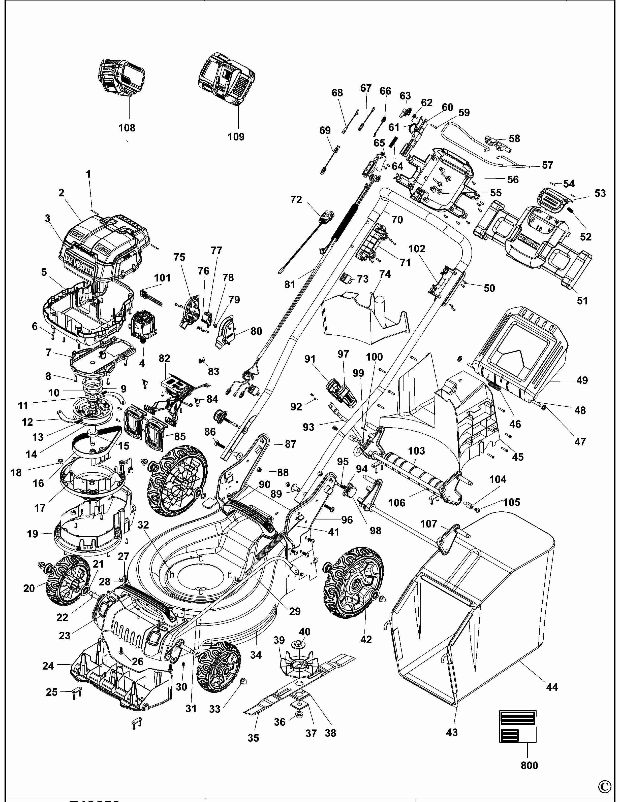 DEWALT MOWER (Type 1)