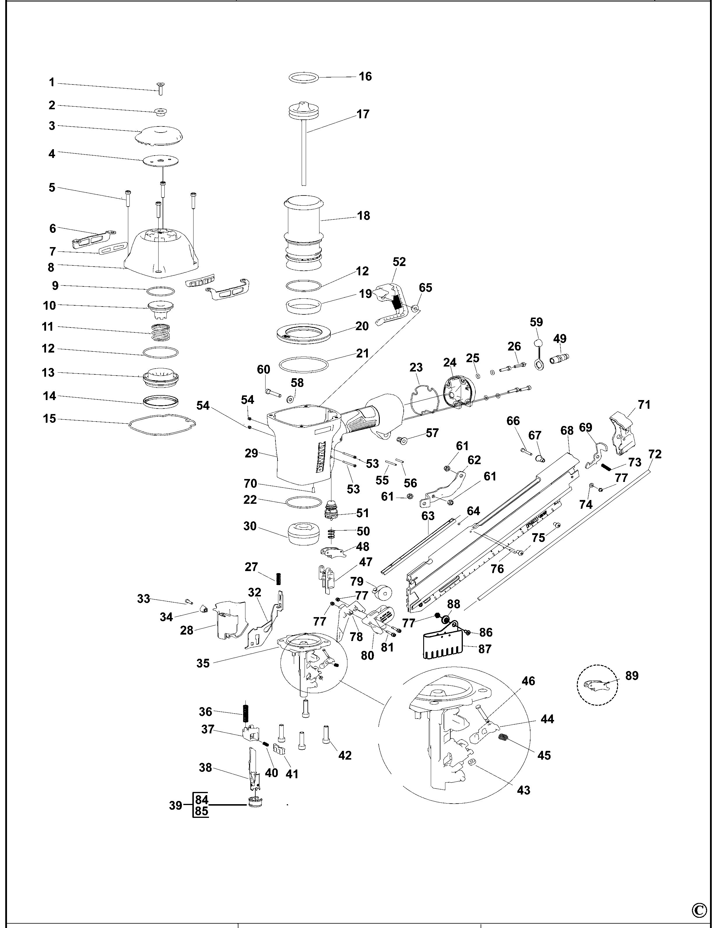 DEWALT NAILER (Type 1)