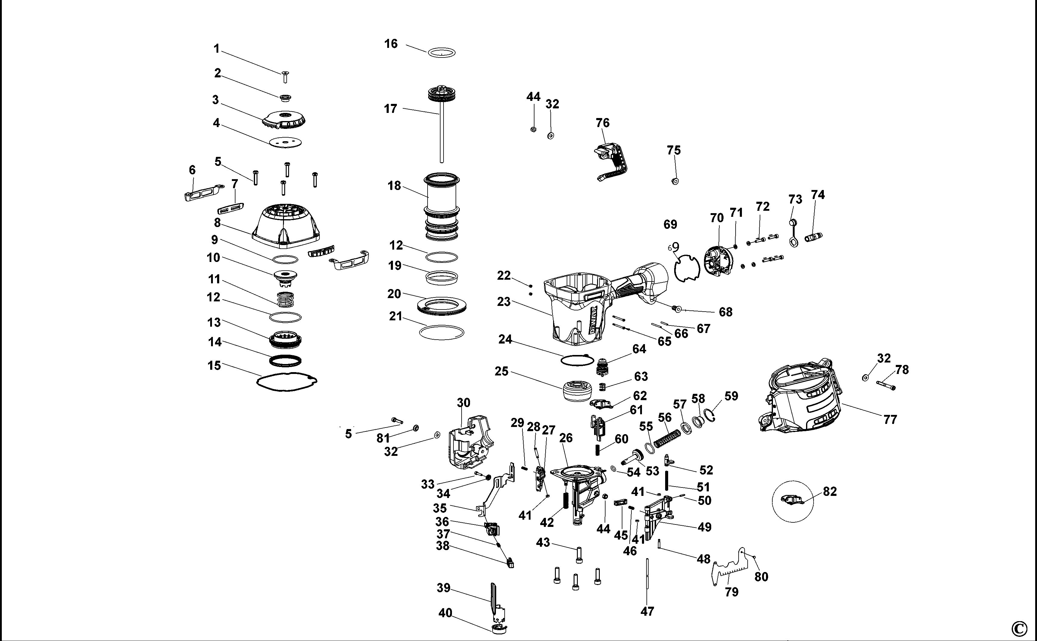 DEWALT NAILER (Type 1)