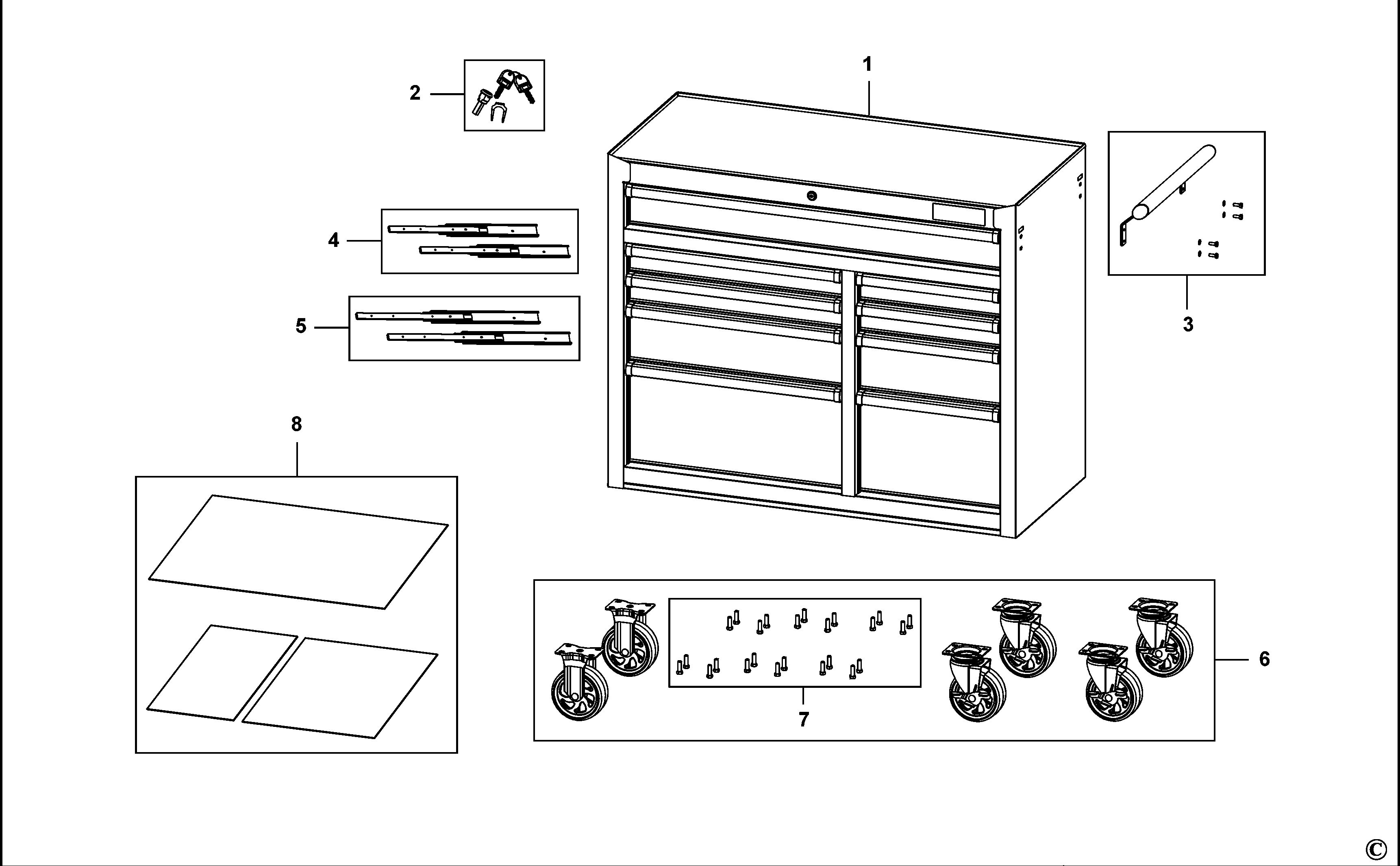 STANLEY ROLLER CABINET (Type 1)