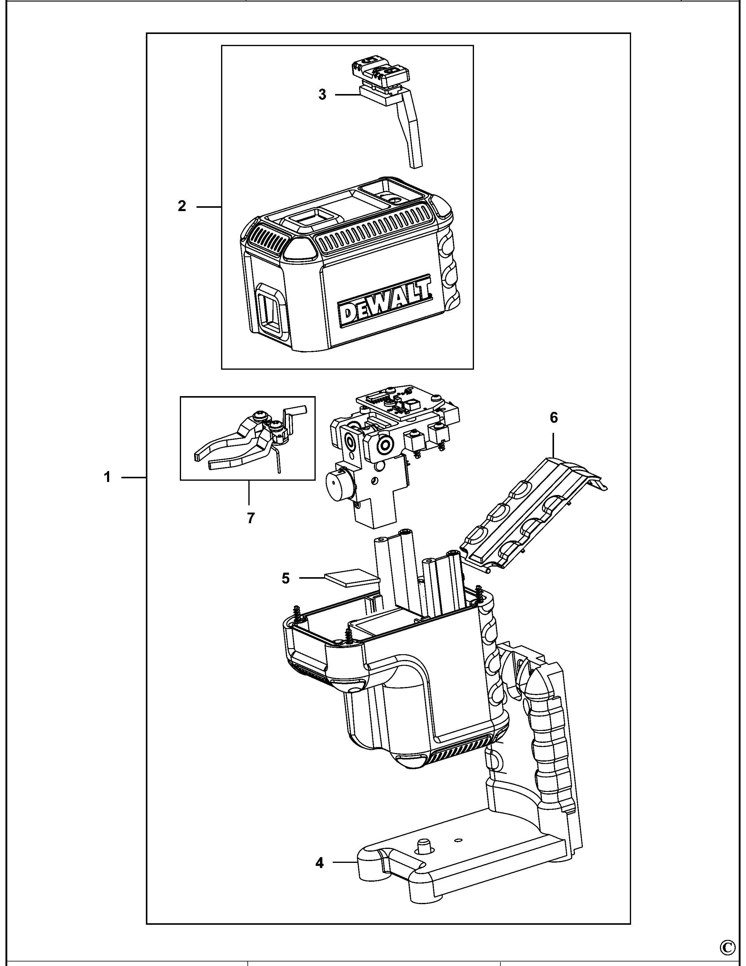 DEWALT SPOTLINE LASER (Type 1)