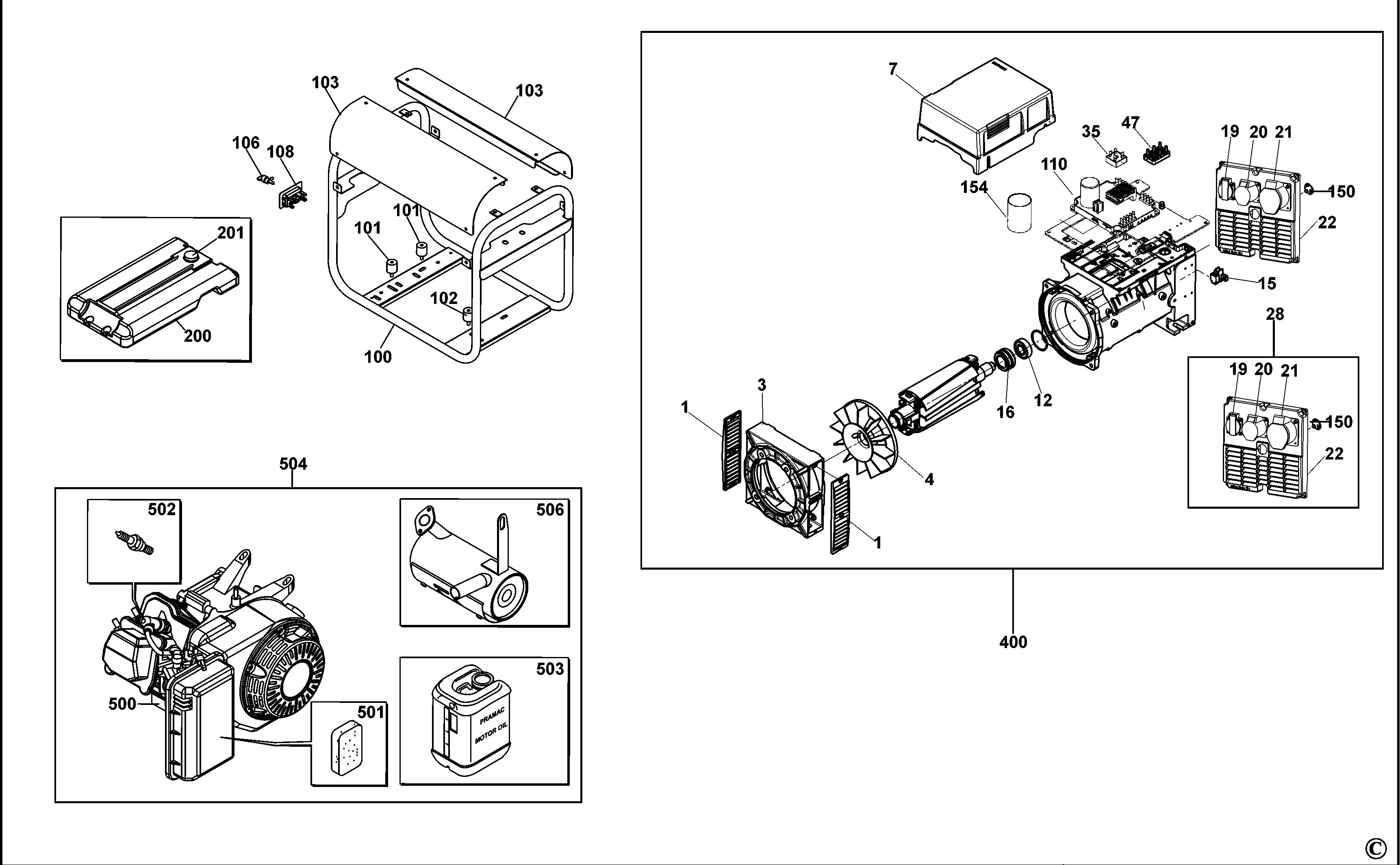 DEWALT PETROL GENERATOR (Type 1)