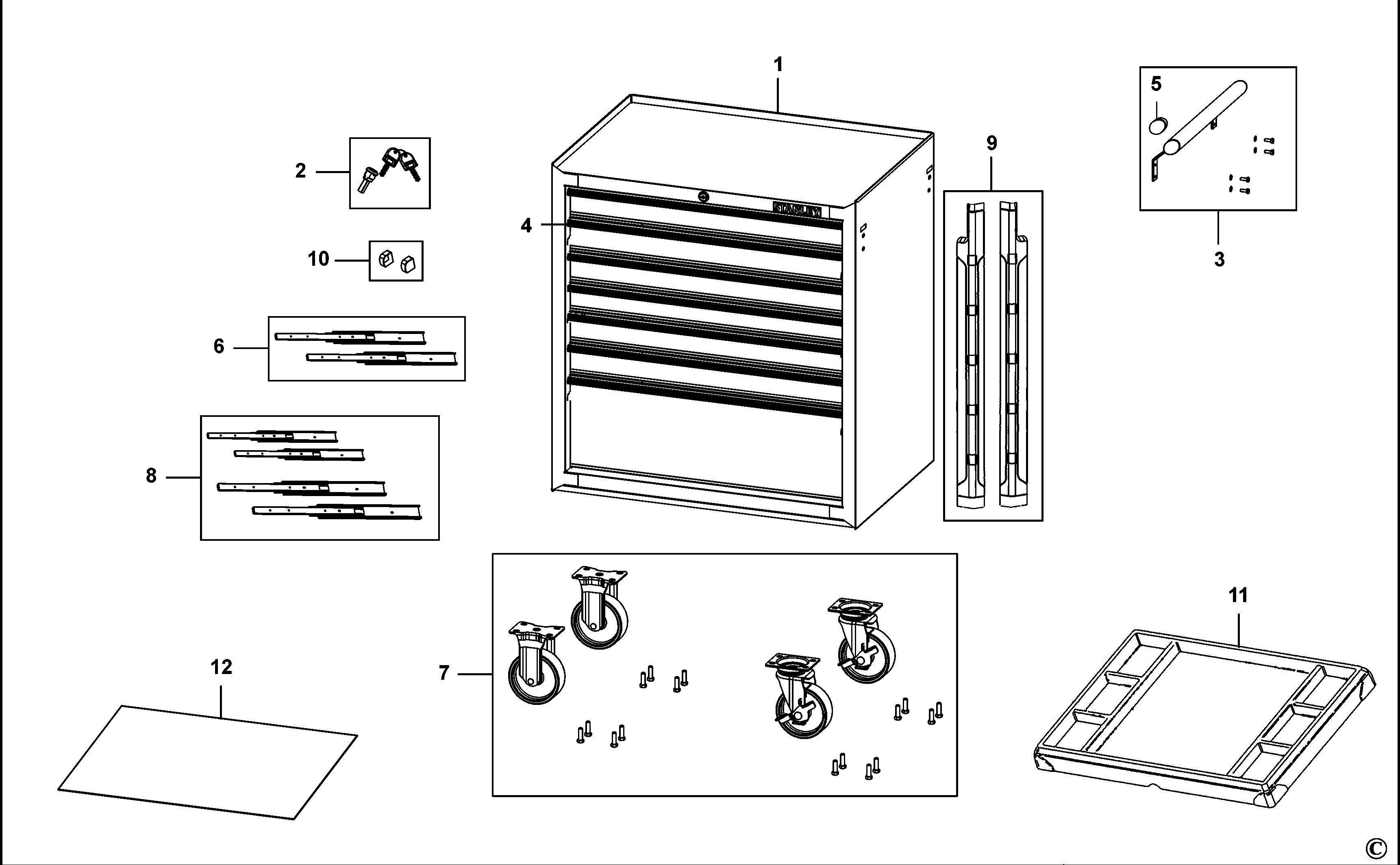 STANLEY ROLLER CABINET (Type 1)