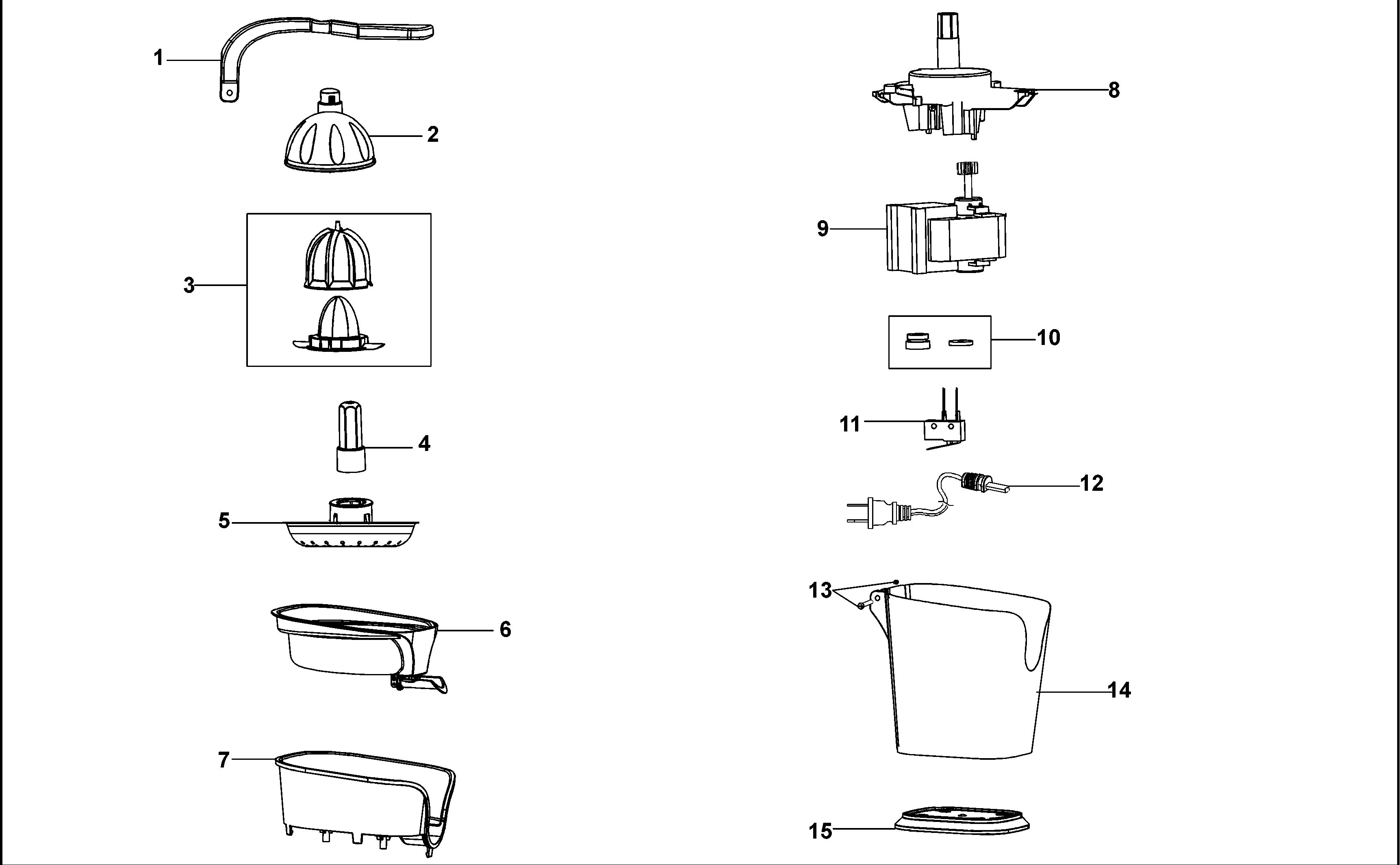 BLACK+DECKER JUICER (Type 1)