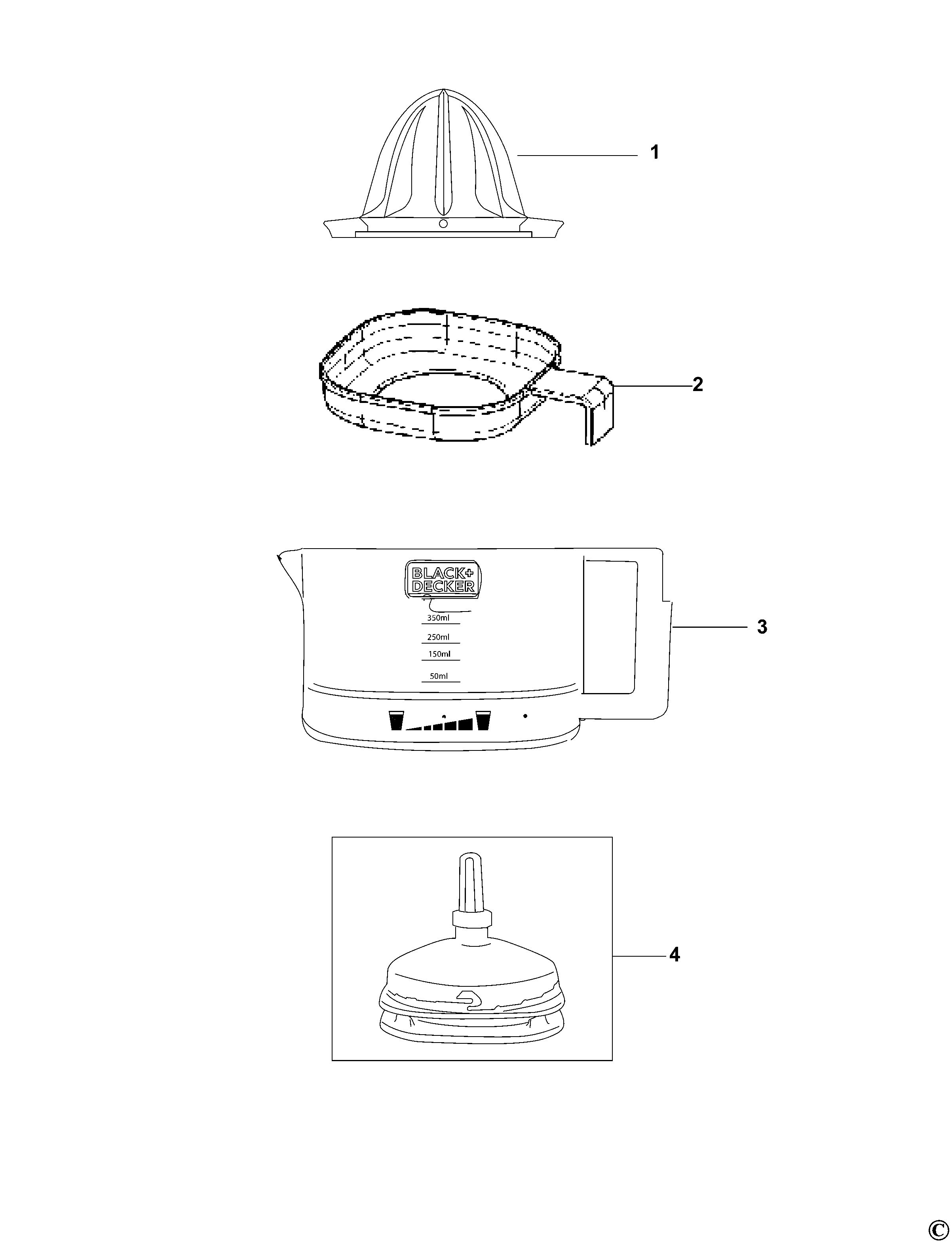 BLACK+DECKER JUICER (Type 1)
