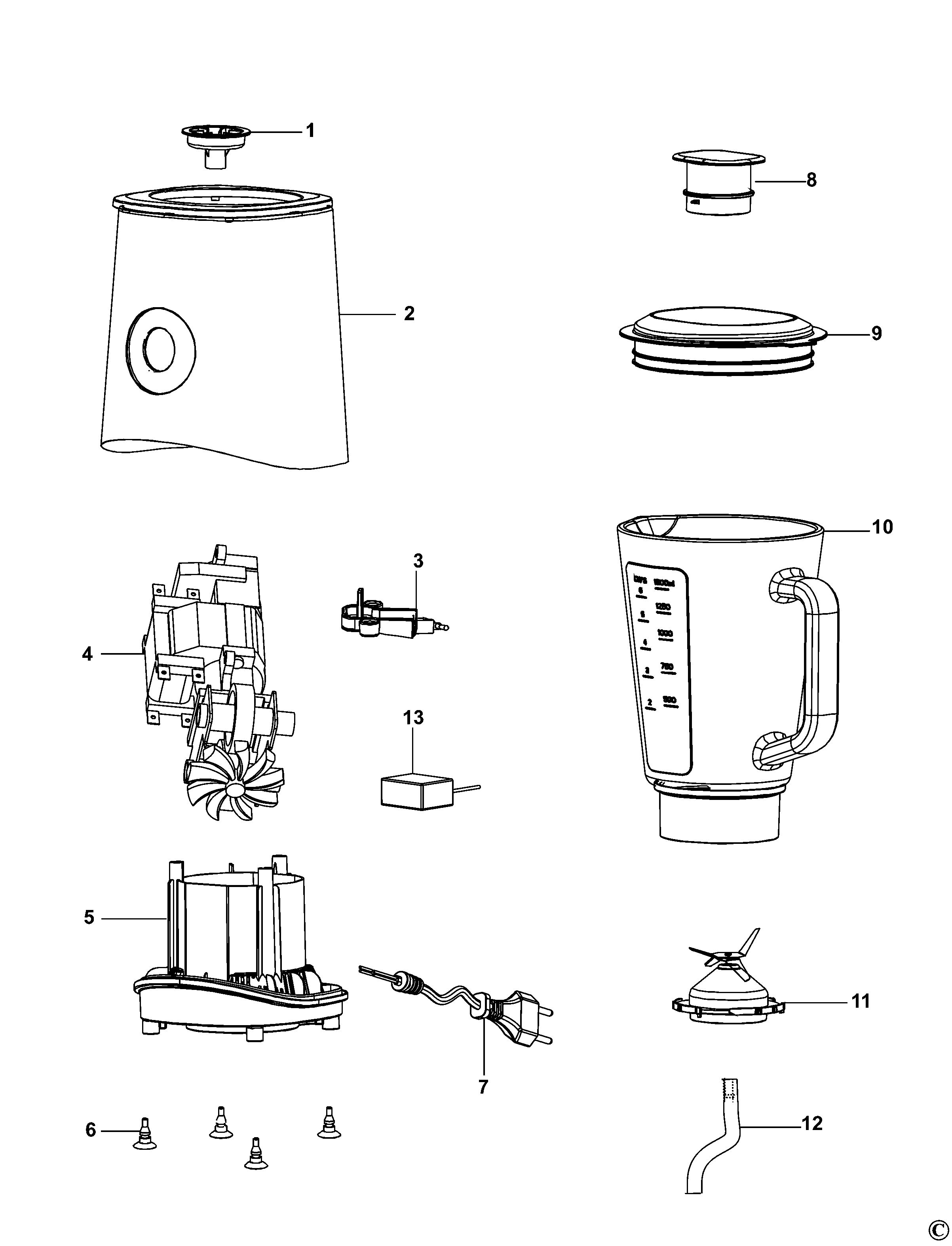 BLACK+DECKER BLENDER (Type 1)