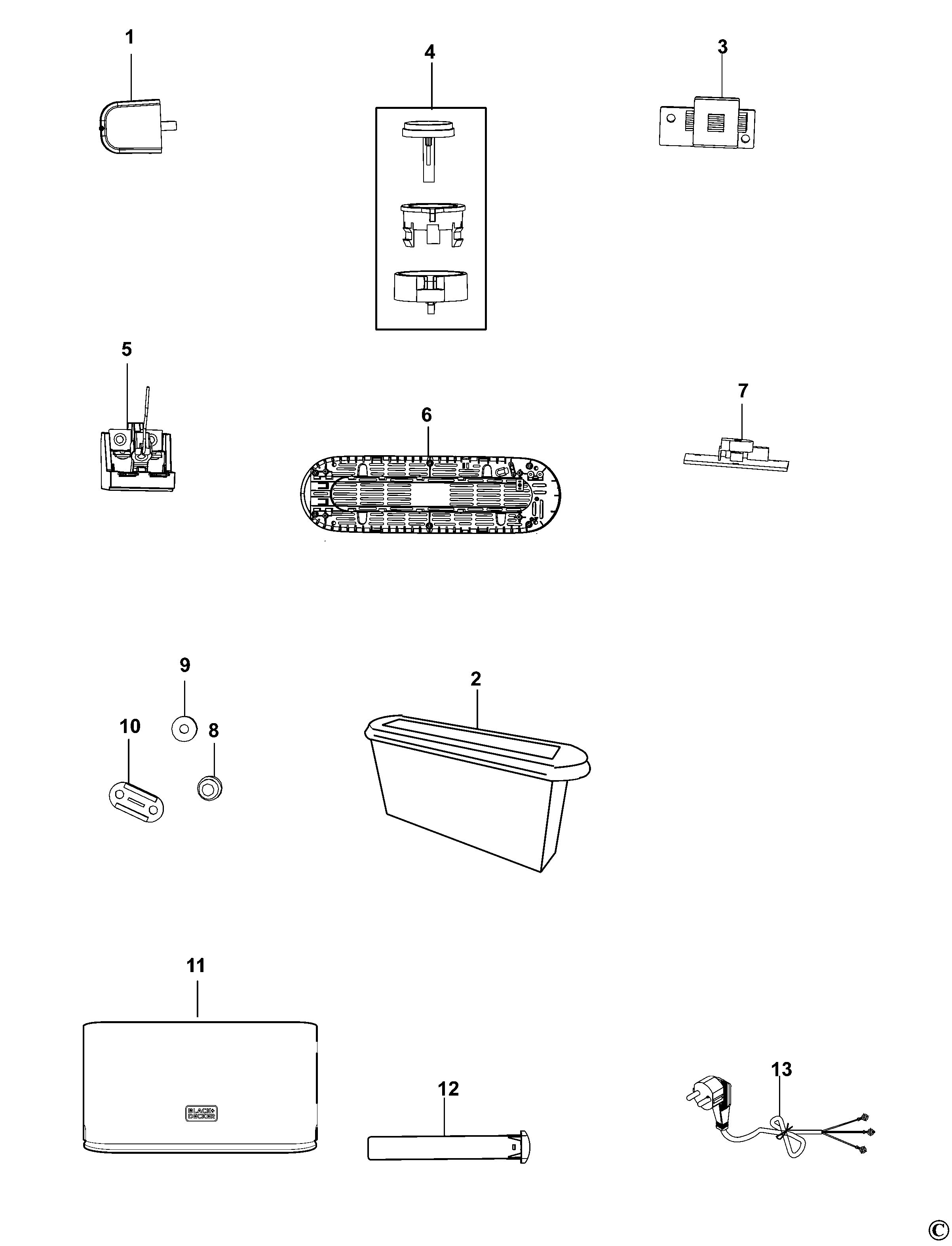 BLACK+DECKER TOASTER (Type 1)