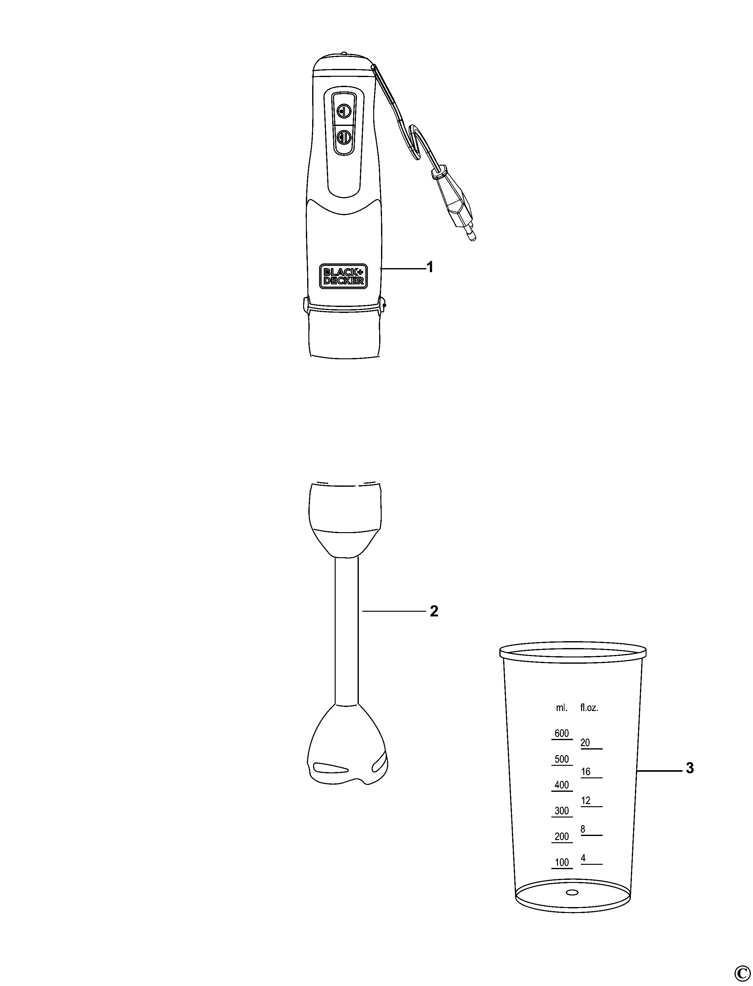 BLACK+DECKER BLENDER (Type 1)
