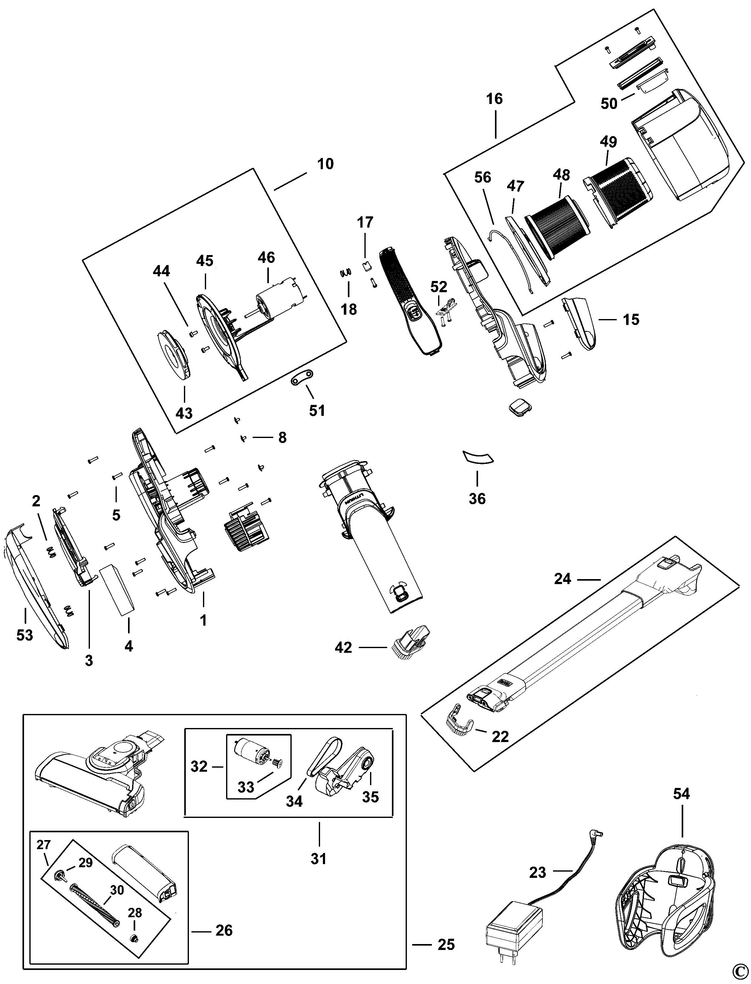 BLACK+DECKER STICK-VAC (Type H1)