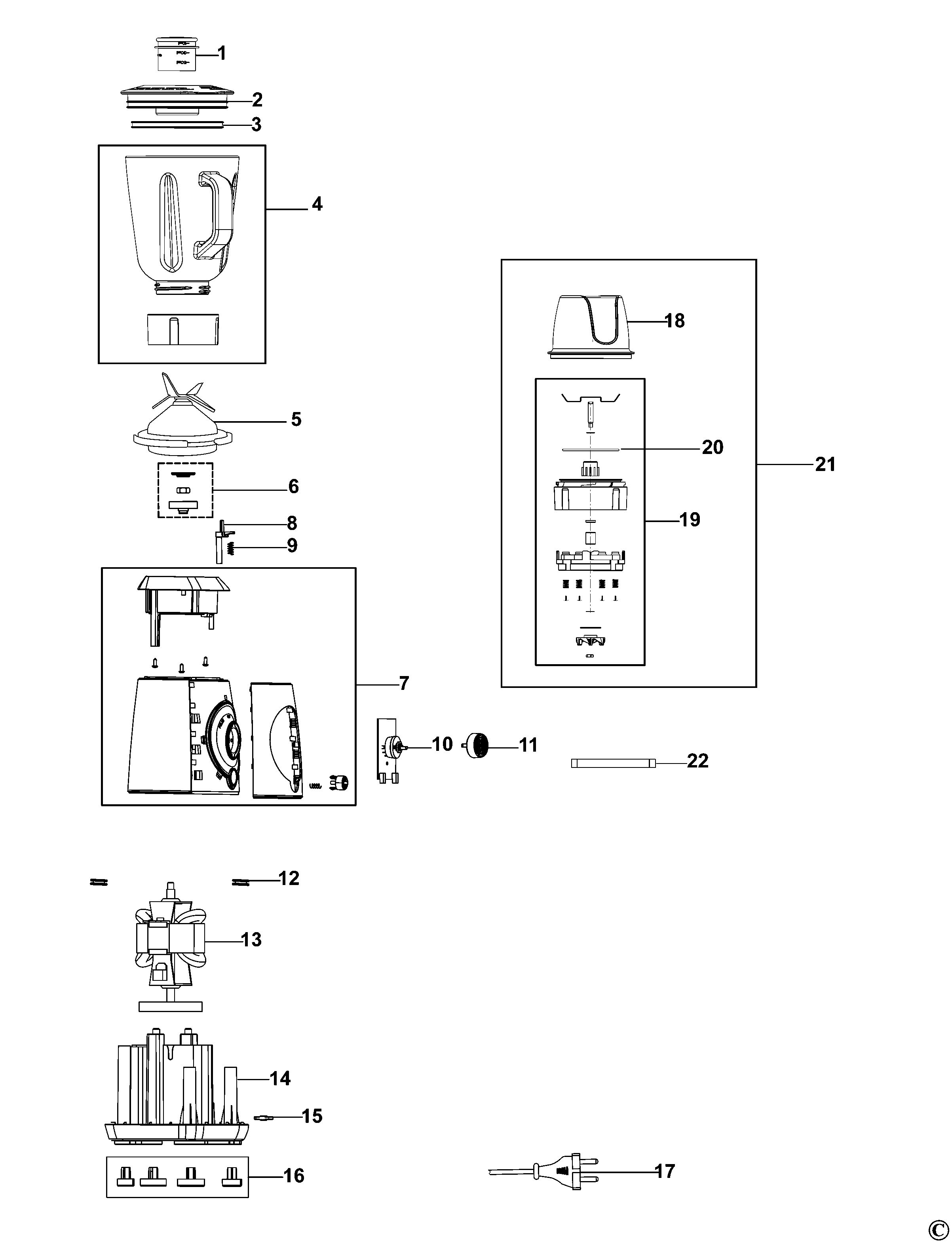 BLACK+DECKER BLENDER (Type 1)