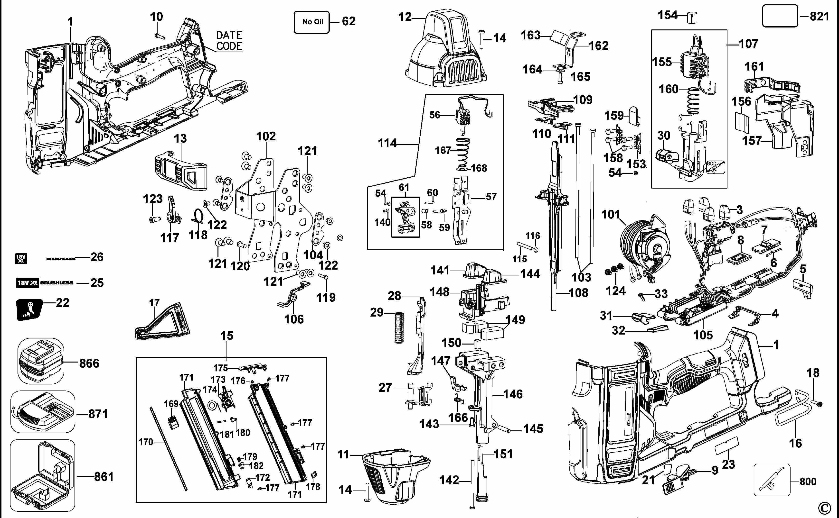 DEWALT NAILER (Type 2)