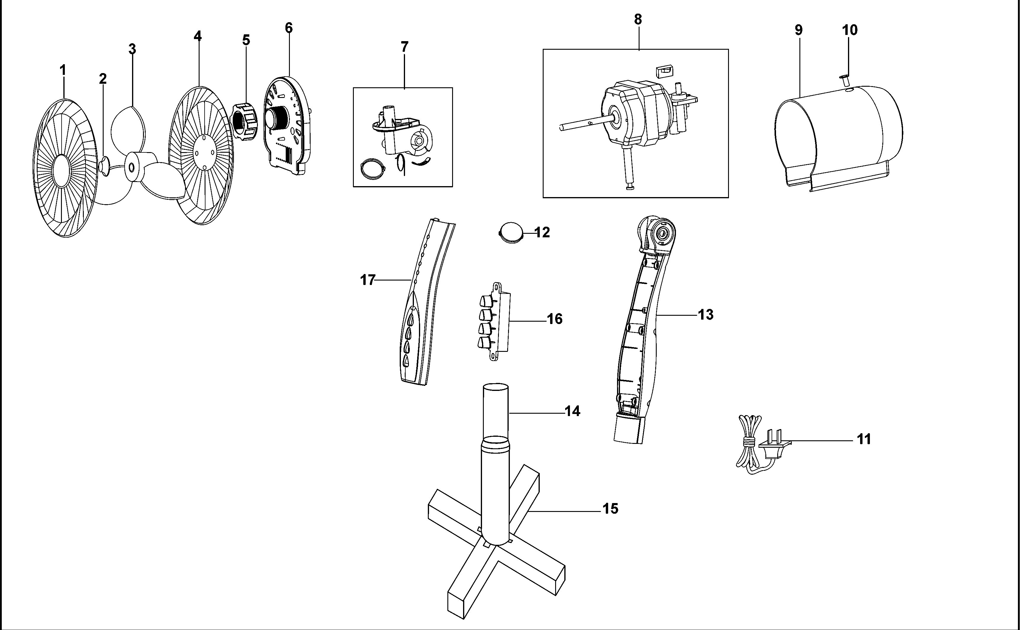 BLACK+DECKER FAN - STAND (Type 1)