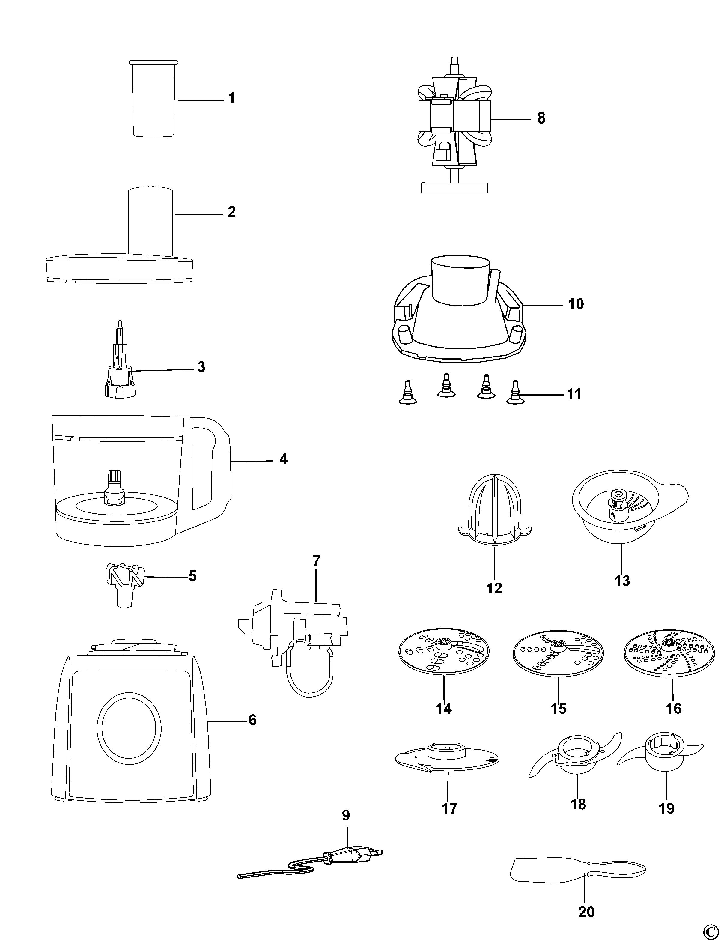 BLACK+DECKER CHOPPER (Type 1)