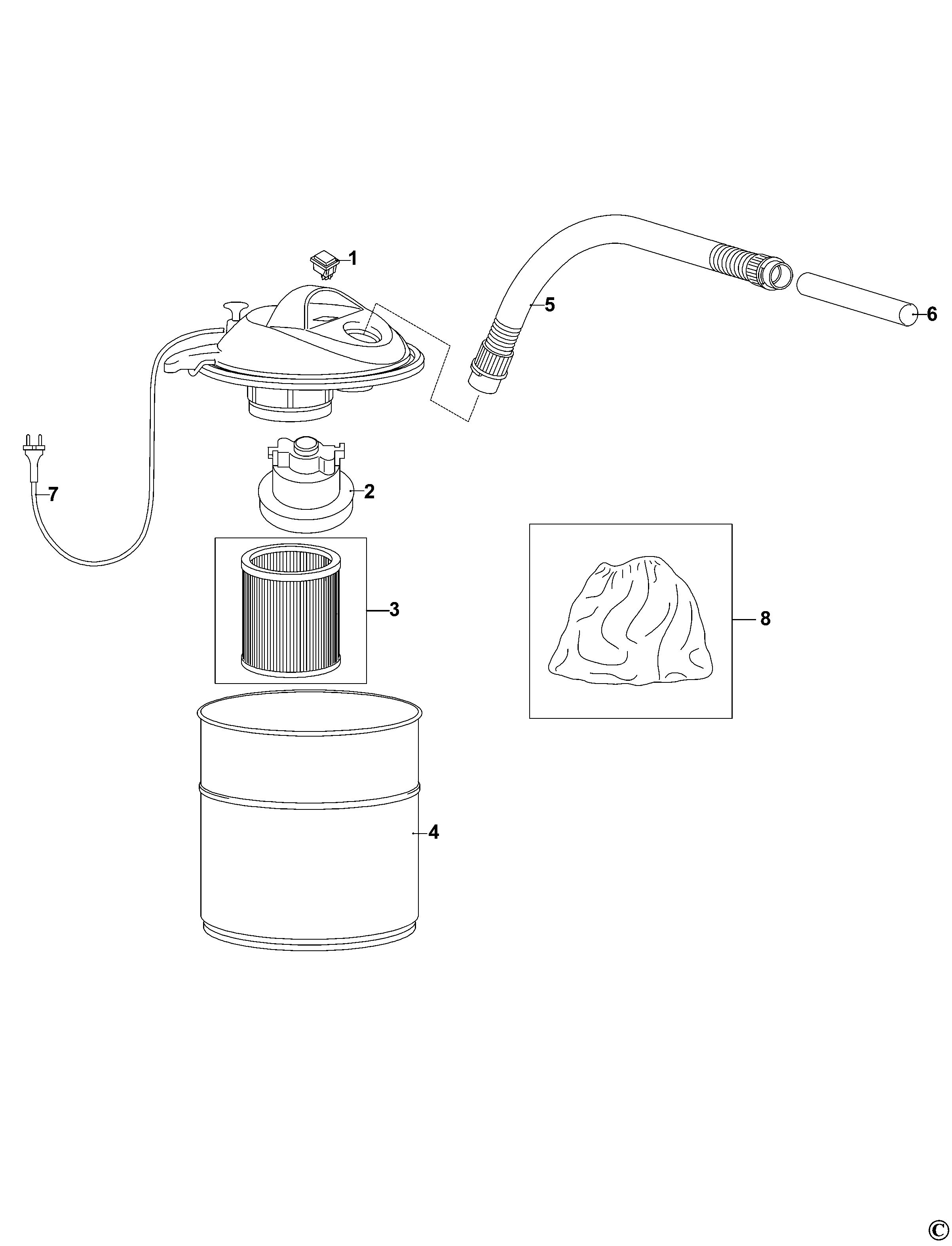 STANLEY VACUUM CLEANER (Type 1)