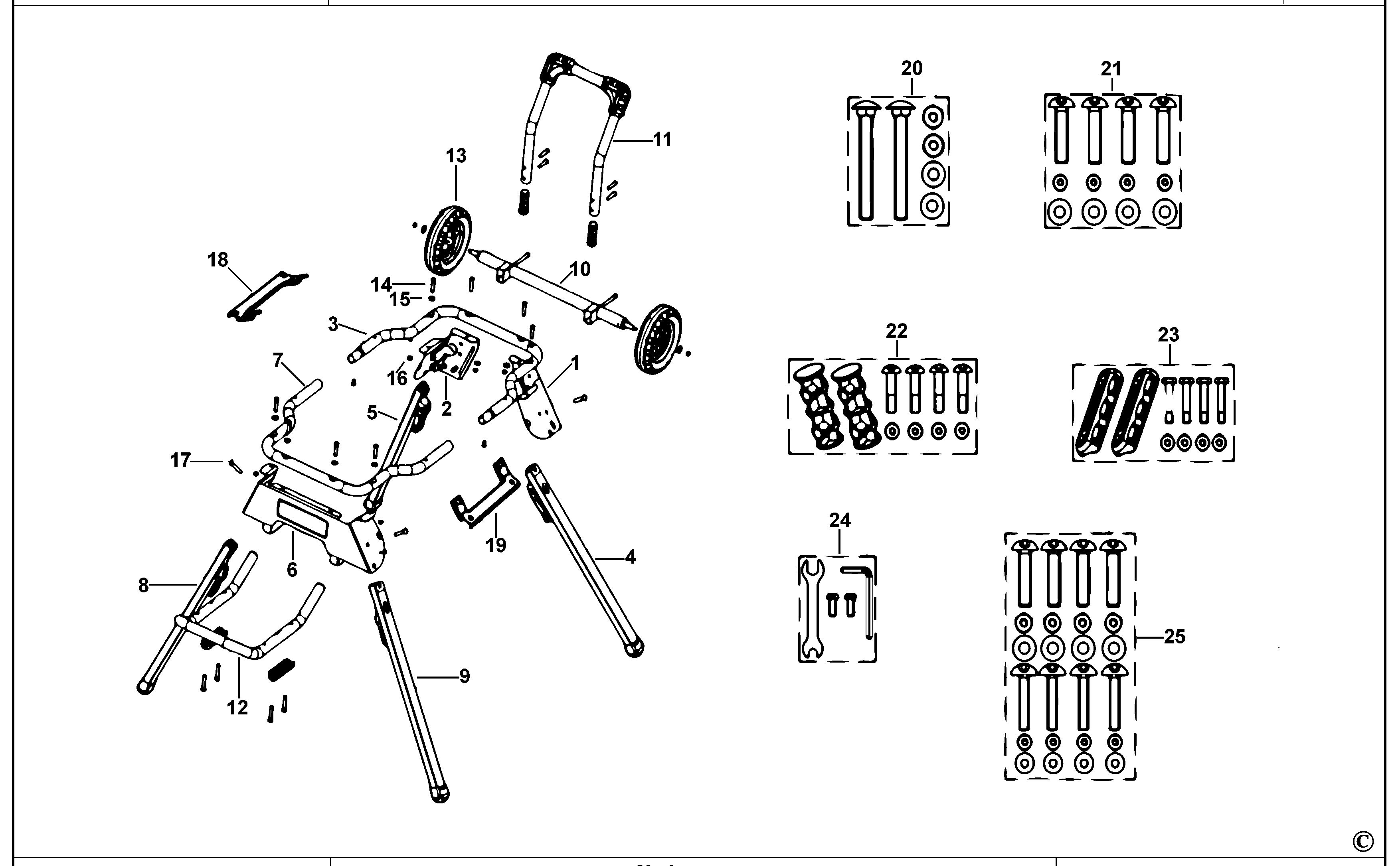 DEWALT LEG STAND (Type 2)